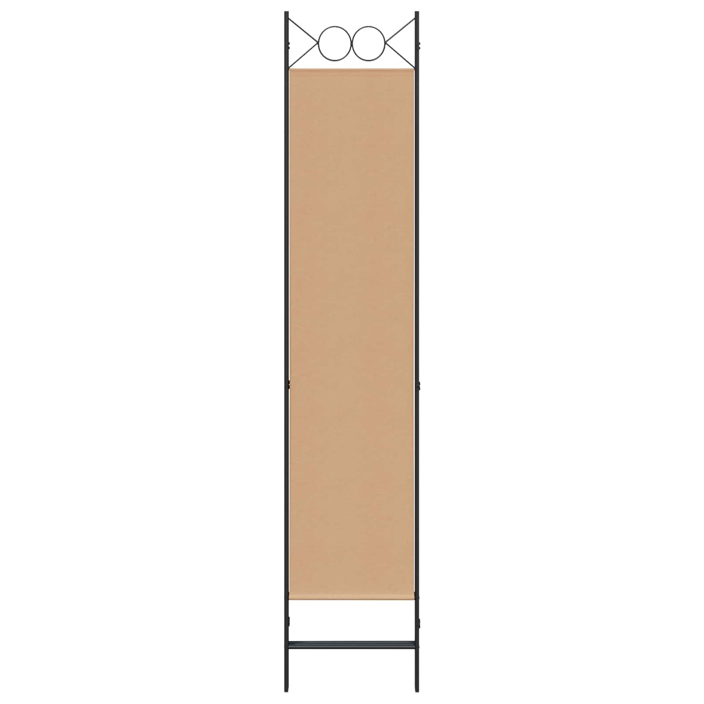 vidaXL 3-Panel Room Divider Μπεζ 120 x 200 cm Ύφασμα