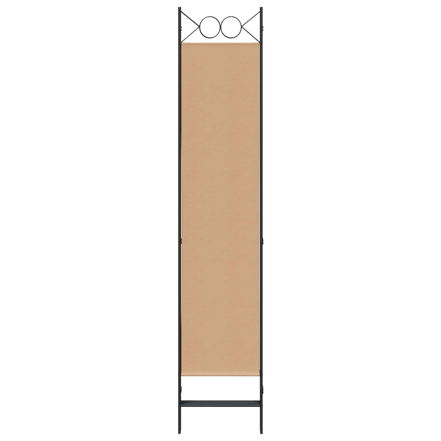 vidaXL 4-Πίνακας Διαχωριστικός Μπεζ 160 x 200 cm Ύφασμα