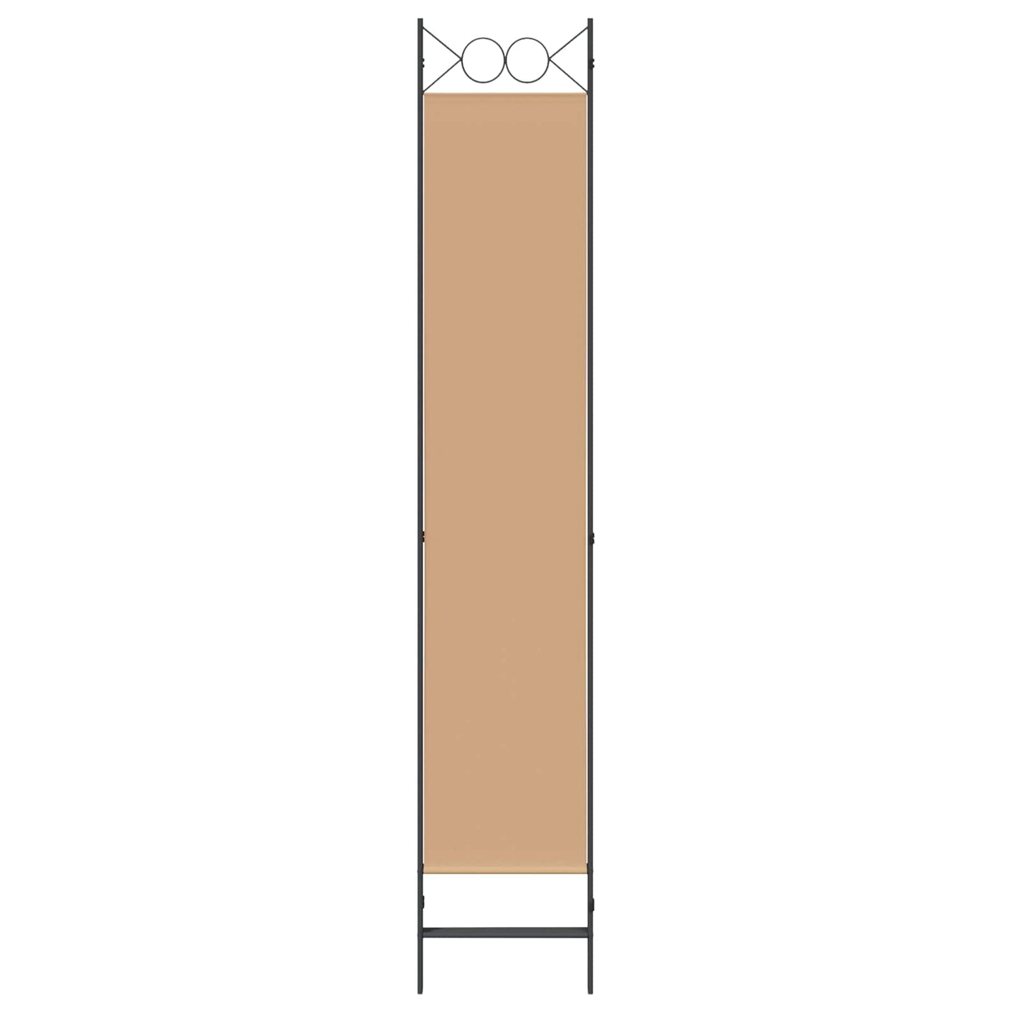 vidaXL 3-Panel Room Divider Μπεζ 120 x 220 cm Ύφασμα
