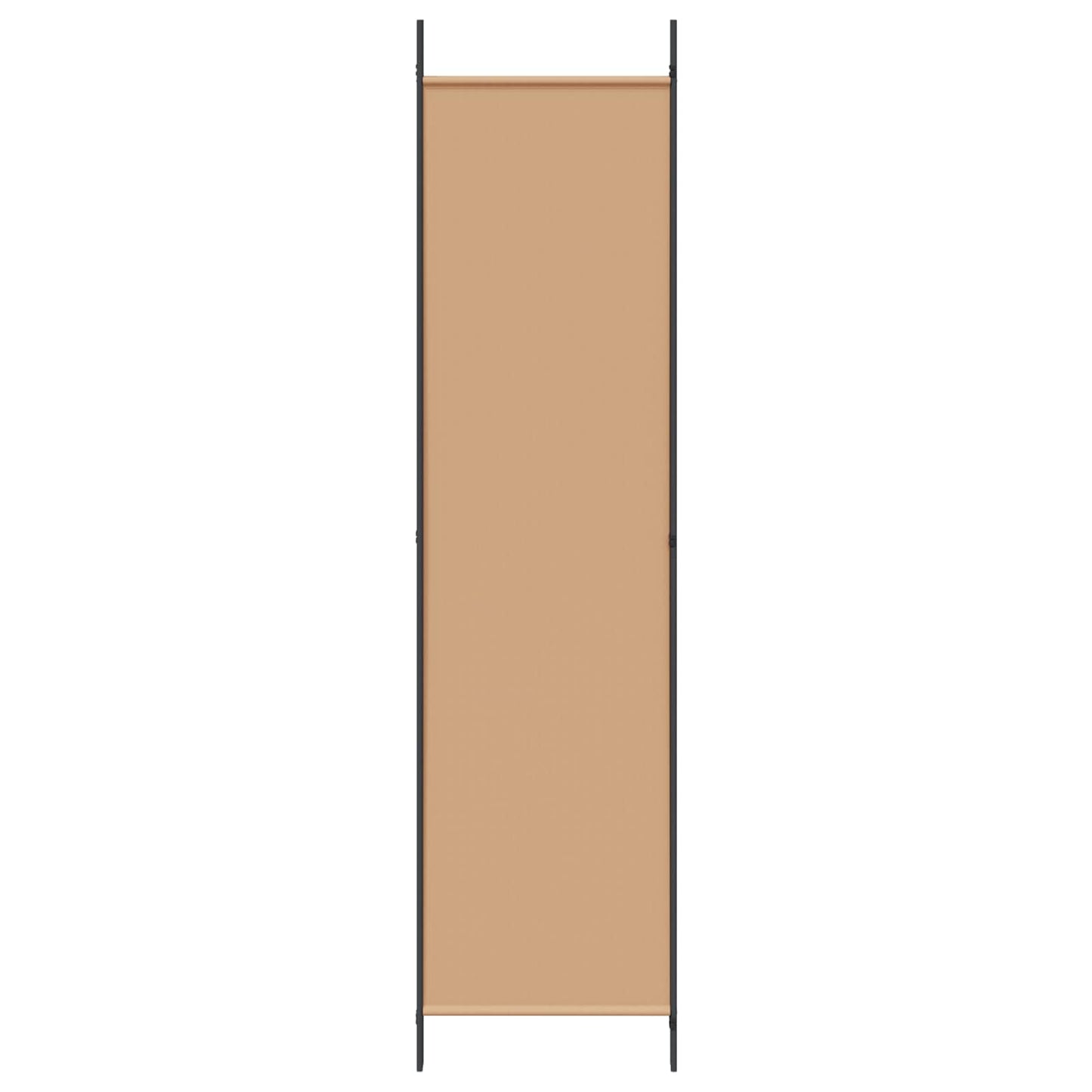 vidaXL 3-Panel Room Divider Μπεζ 150 x 200 cm Ύφασμα