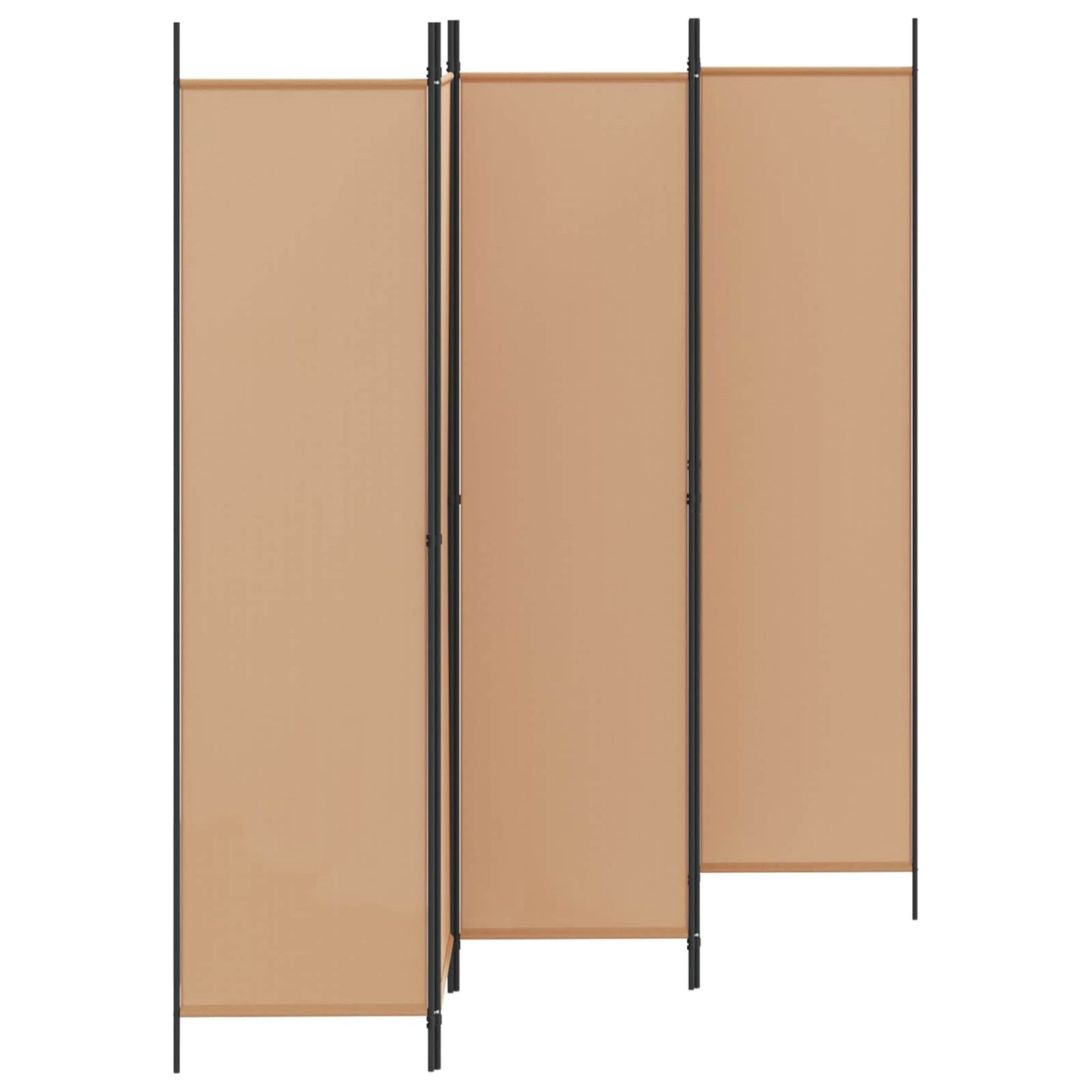 vidaXL 5-Panel Διχοτόμος Μπεζ 250 x 200 cm Ύφασμα