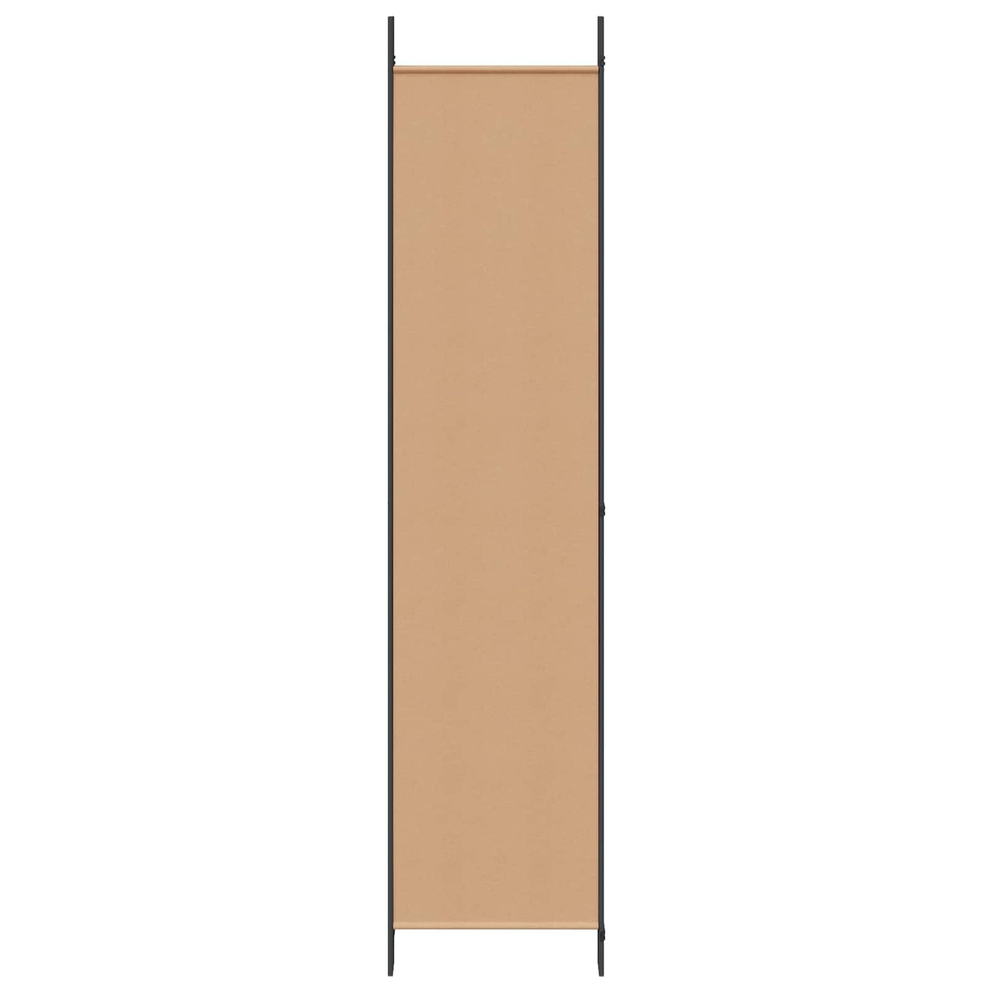 vidaXL 4-Πίνακας Διαχωριστικός Μπεζ 200 x 220 cm Ύφασμα