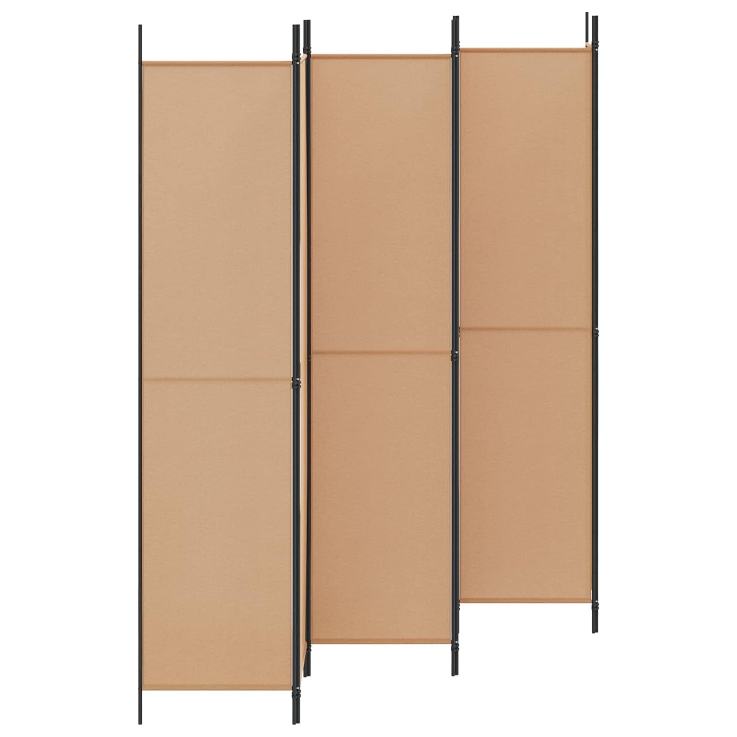 vidaXL Διαχωριστικό Δωματίου 6-Πάνελ Μπεζ 300 x 220 cm Ύφασμα