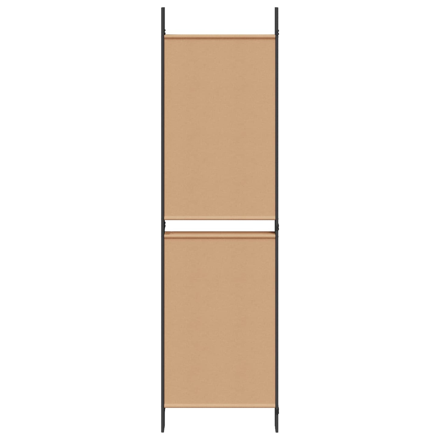 vidaXL 5-Panel Room Divider Μπεζ 250 x 180 cm Ύφασμα