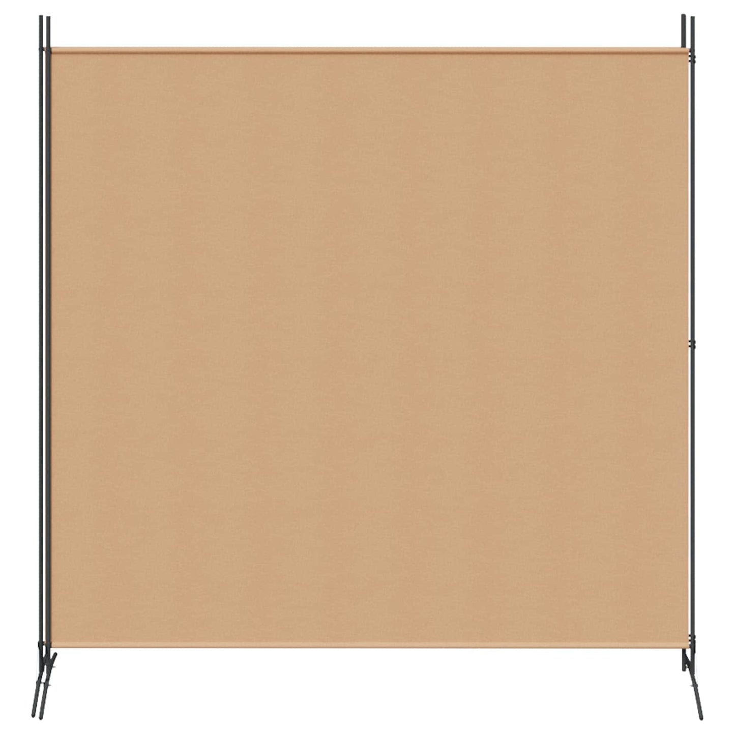 vidaXL Δίαυλος Δωματίου 2 Πάνελ Μπεζ 348 x 180 cm Ύφασμα