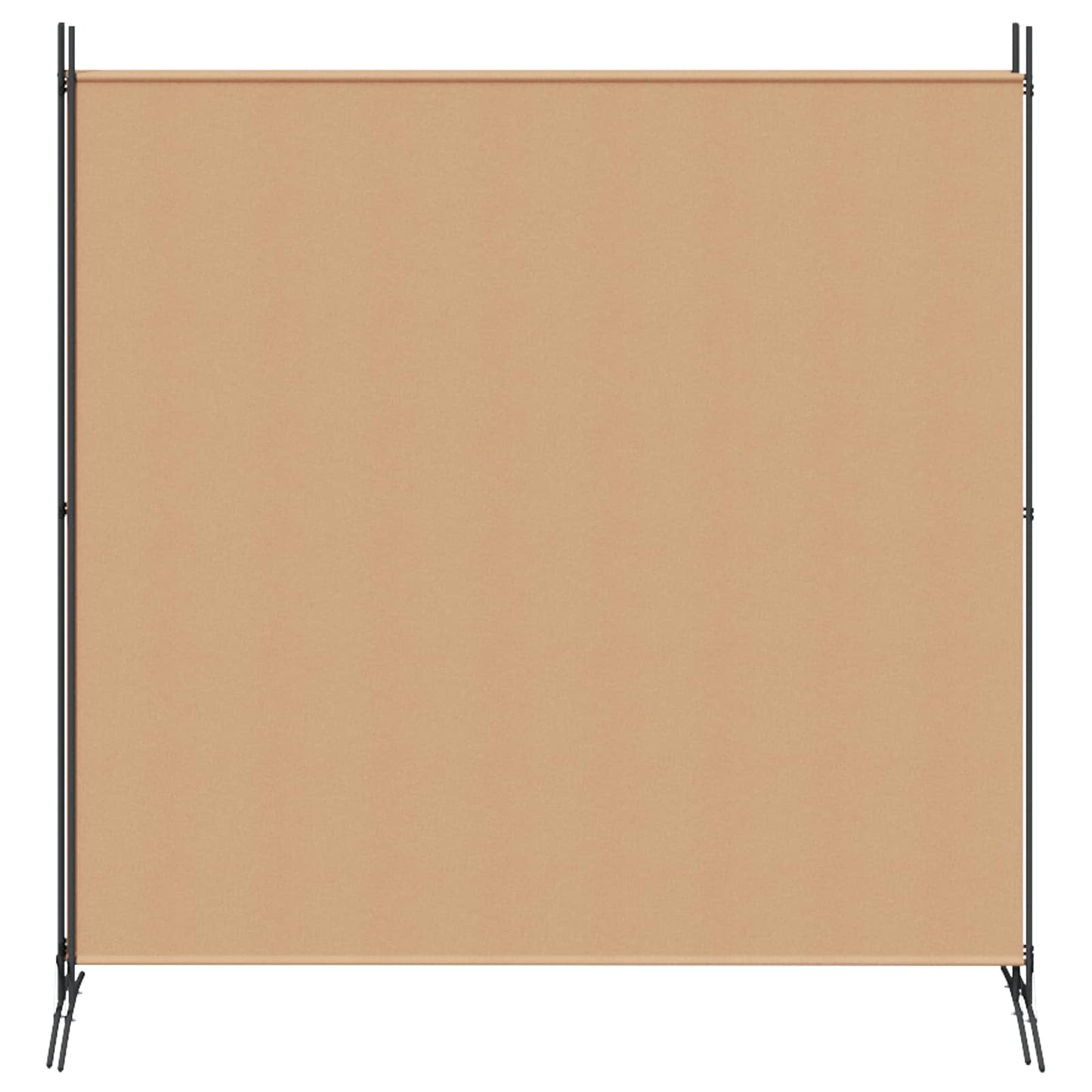 vidaXL 4-Πίνακας Διαχωριστικός Μπεζ 525 x 180 cm Ύφασμα