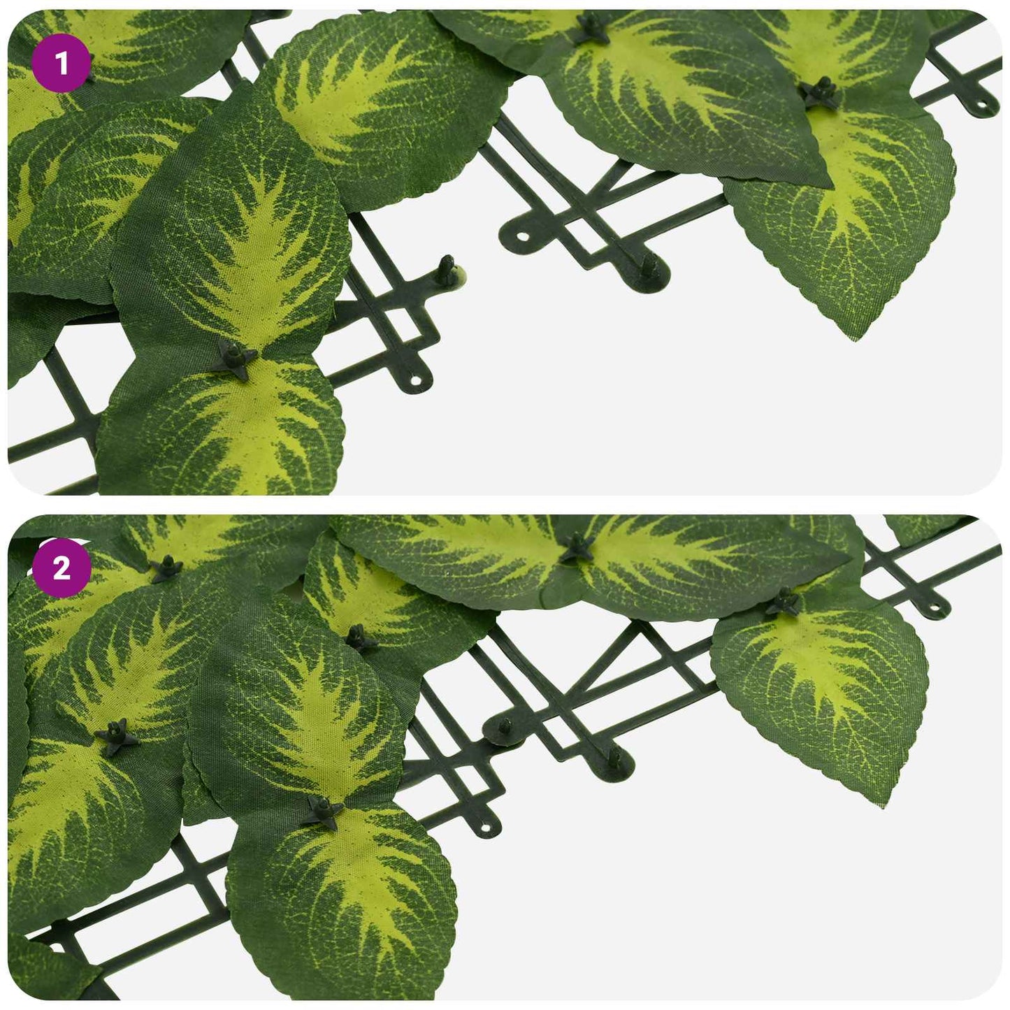 vidaXL Πτυσσόμενη οθόνη μπαλκονιού με φύλλα Πράσινο και Κίτρινο