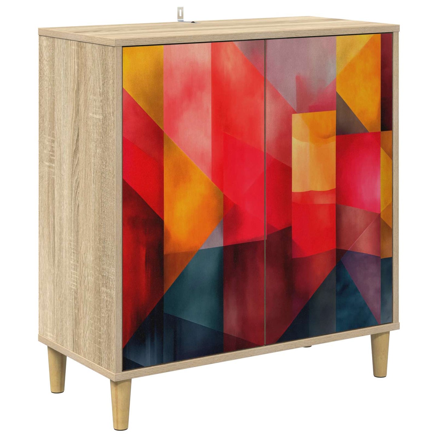vidaXL Πλαϊνό γραφείο HEESCH Sonoma 69 x 33 x 75 εκ.