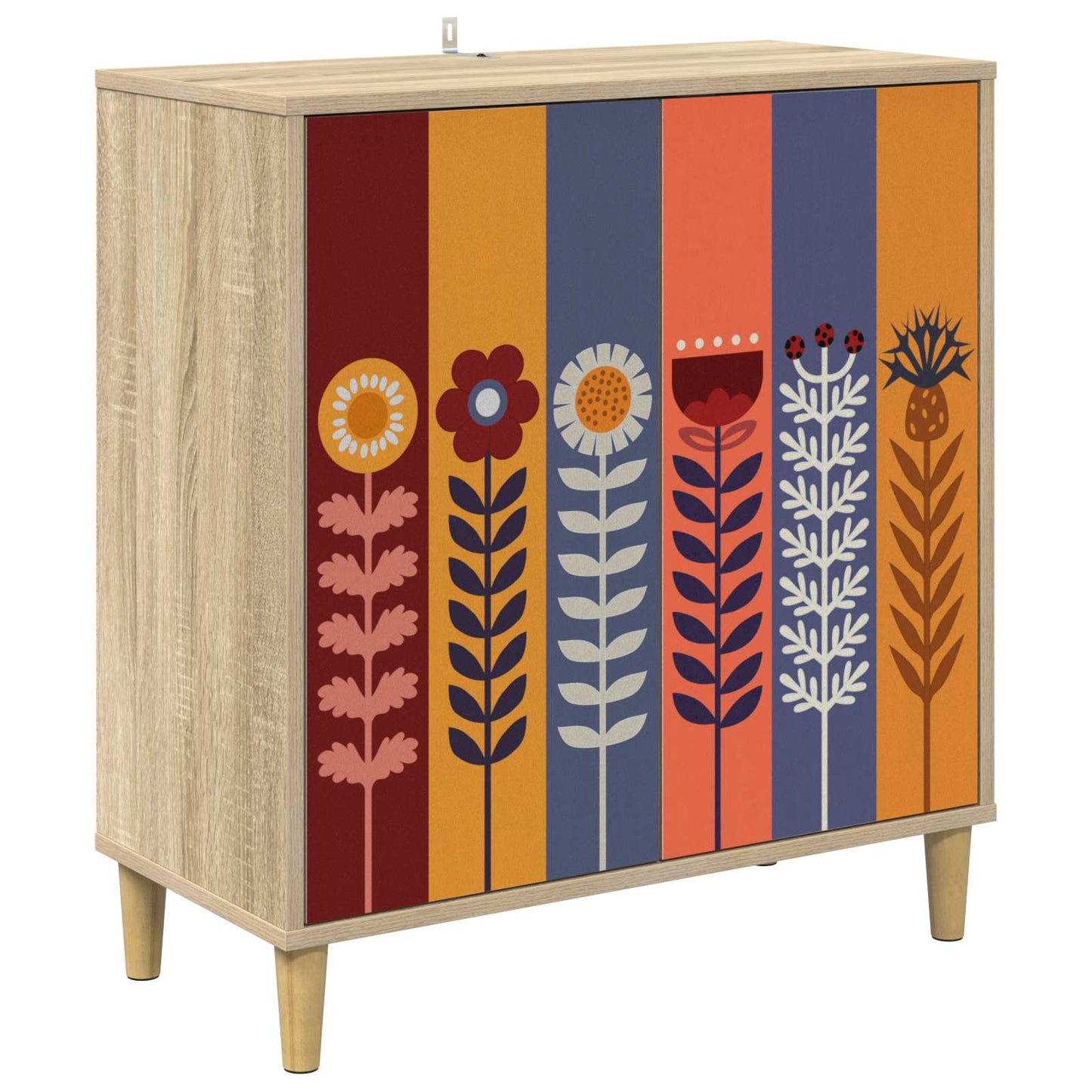 vidaXL Πλαϊνό γραφείο ESSEN Sonoma 69 x 33 x 75 εκ. Επεξεργασμένο Ξύλο