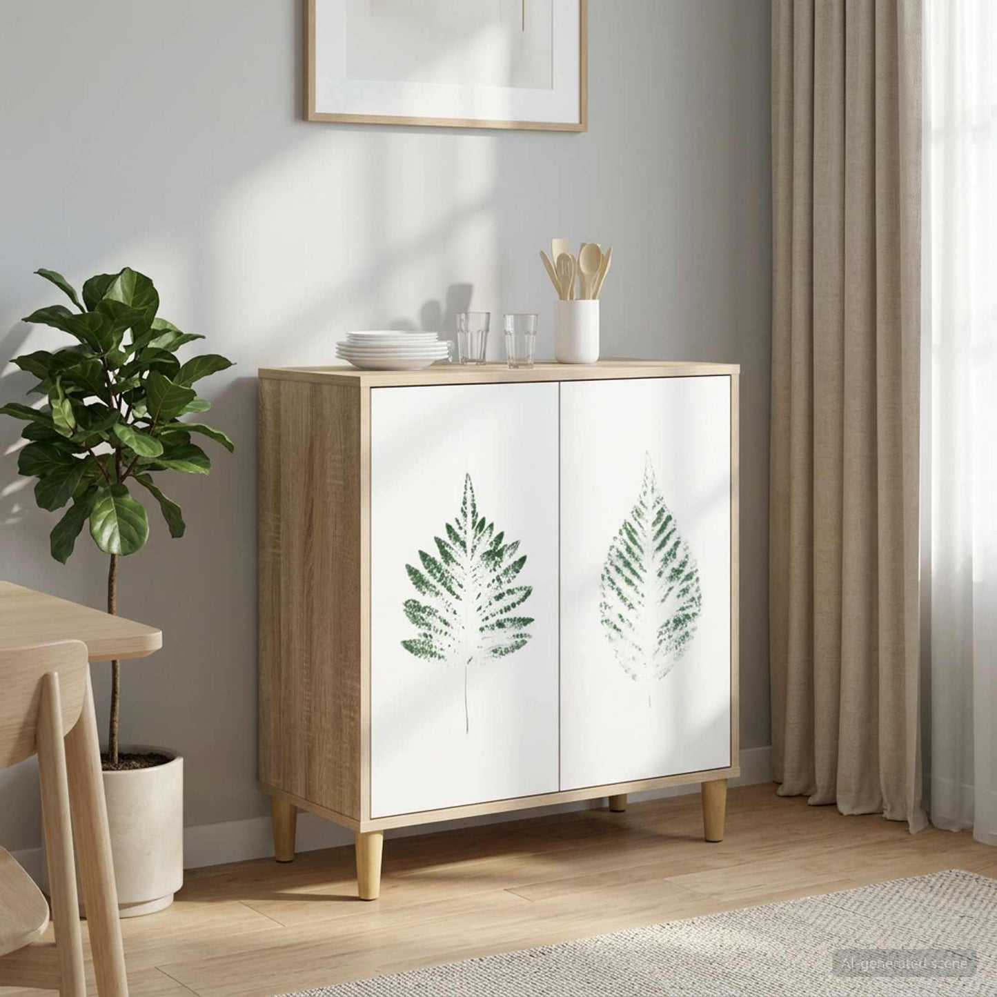 vidaXL Πλαϊνό γραφείο HANAU Sonoma 69 x 33 x 75 εκ. Επεξεργασμένο Ξύλο