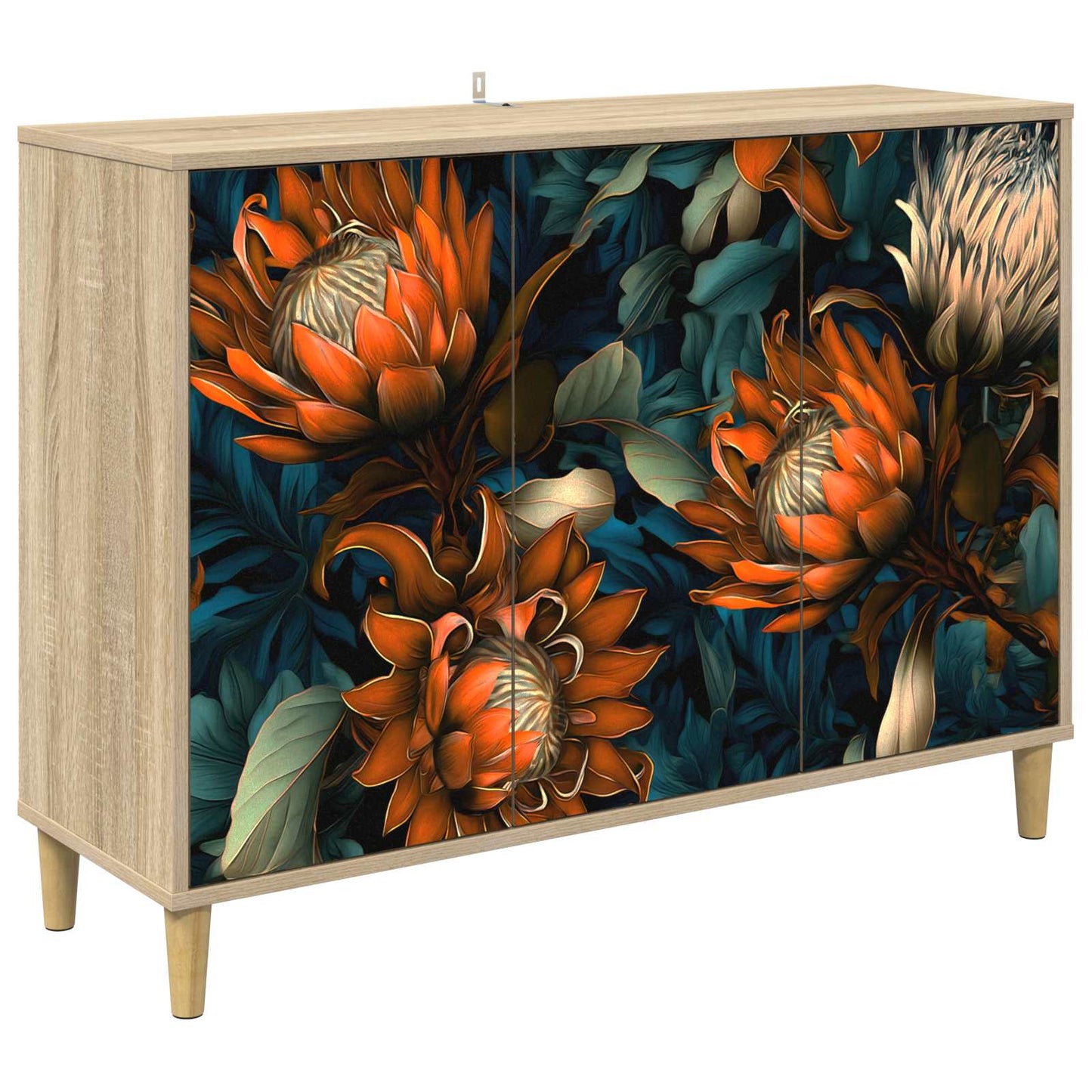 vidaXL Πλαϊνό γραφείο LOCHEM Sonoma 102 x 33 x 75 εκ.