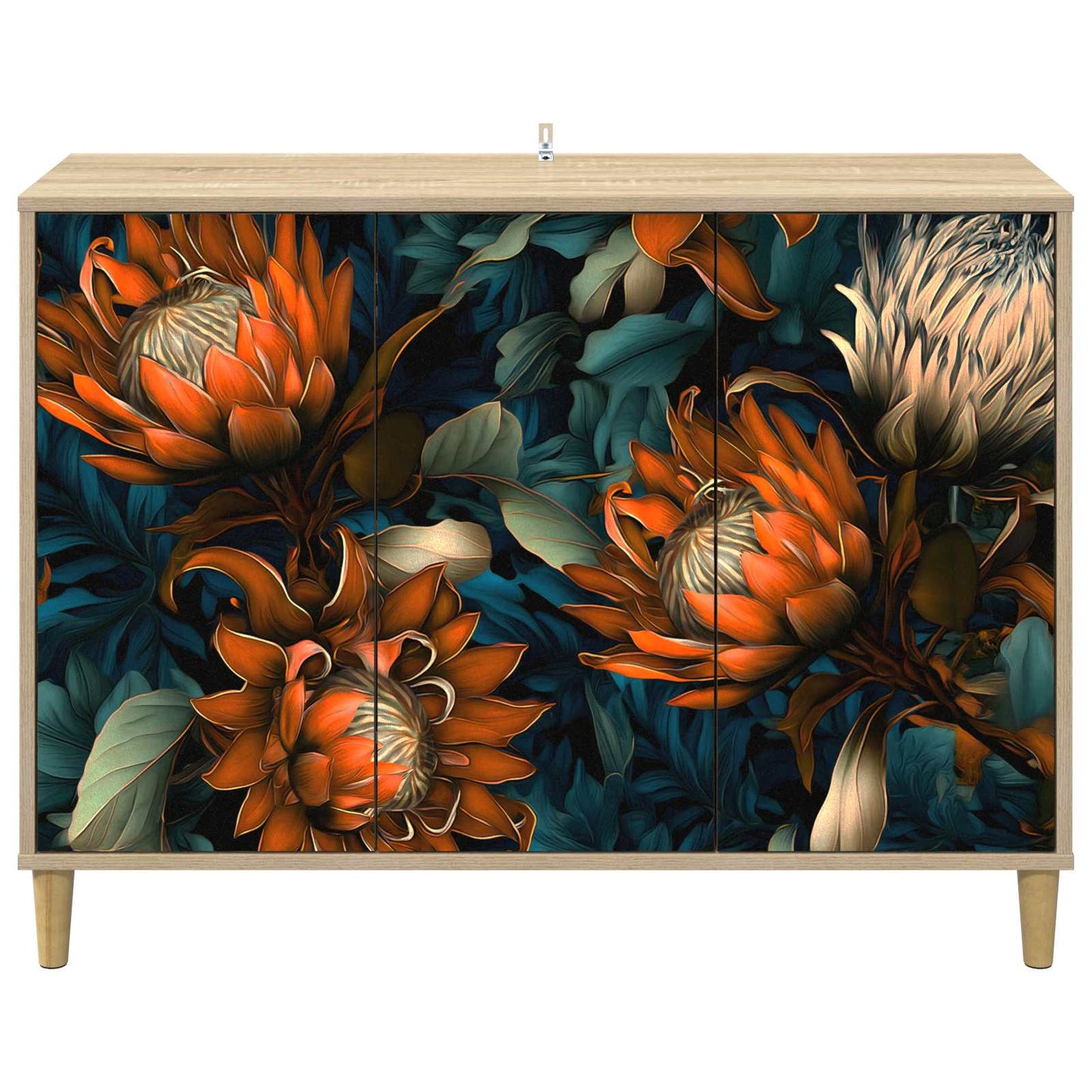 vidaXL Πλαϊνό γραφείο LOCHEM Sonoma 102 x 33 x 75 εκ.