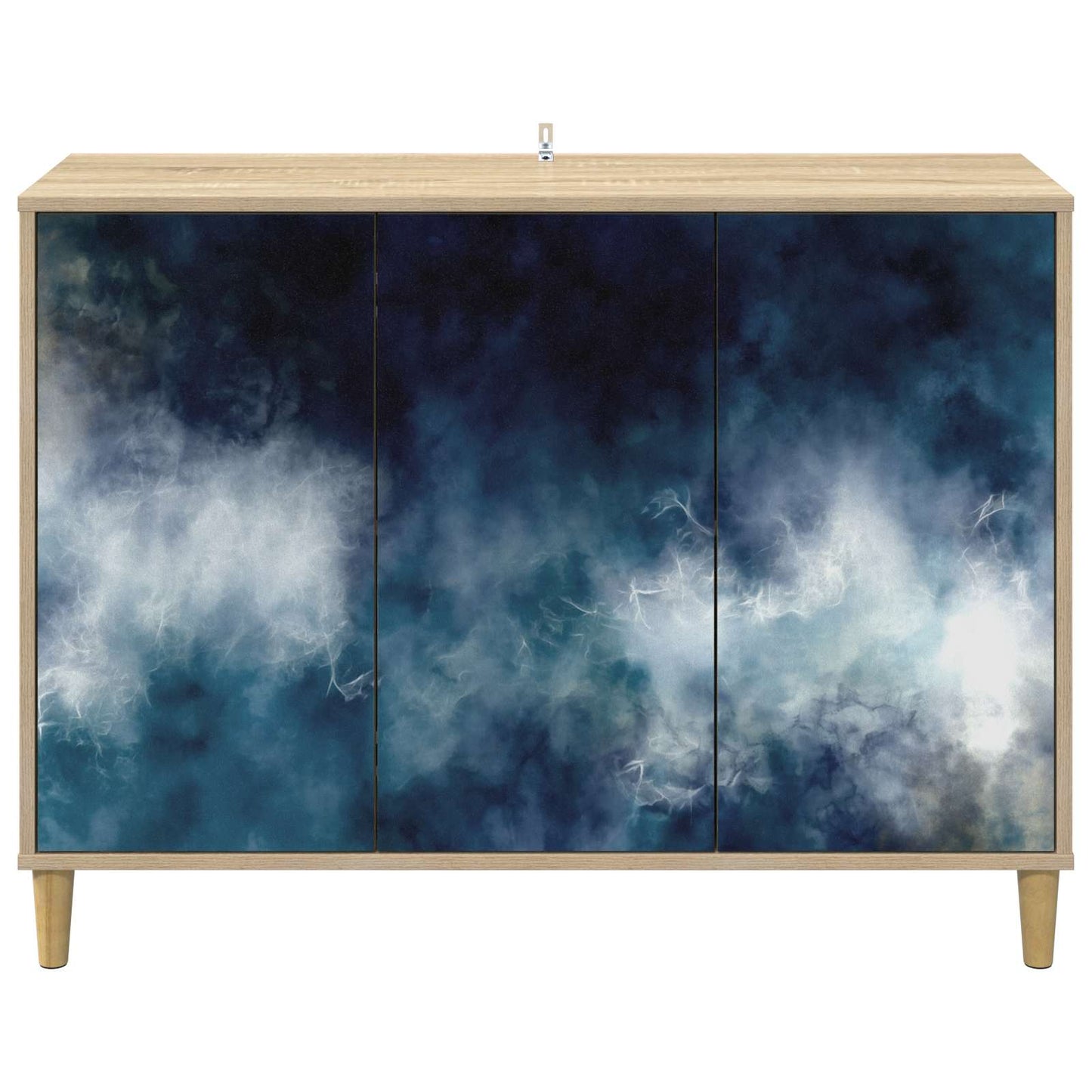 vidaXL Πλαϊνό γραφείο RAALTE Sonoma 102 x 33 x 75 εκ.