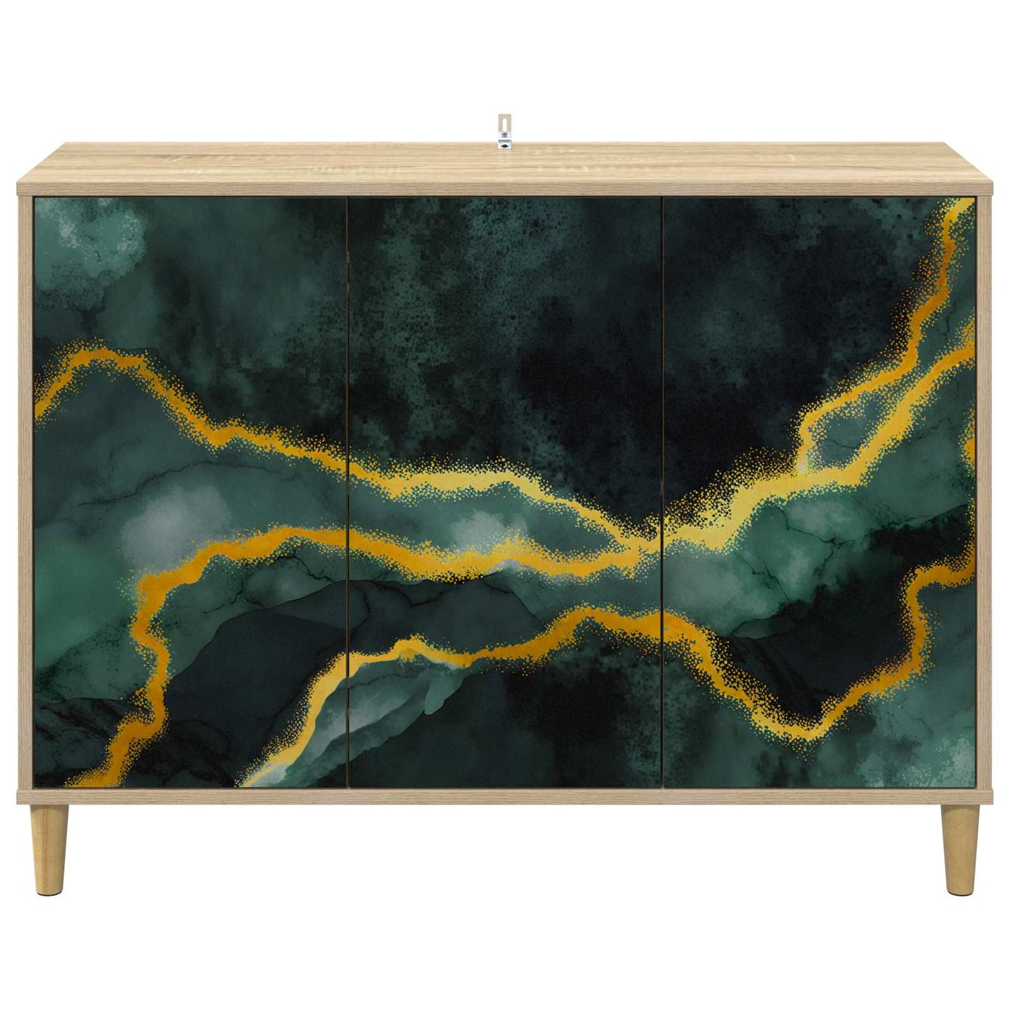 vidaXL Πλαϊνό γραφείο WIJHE Sonoma 102 x 33 x 75 εκ.
