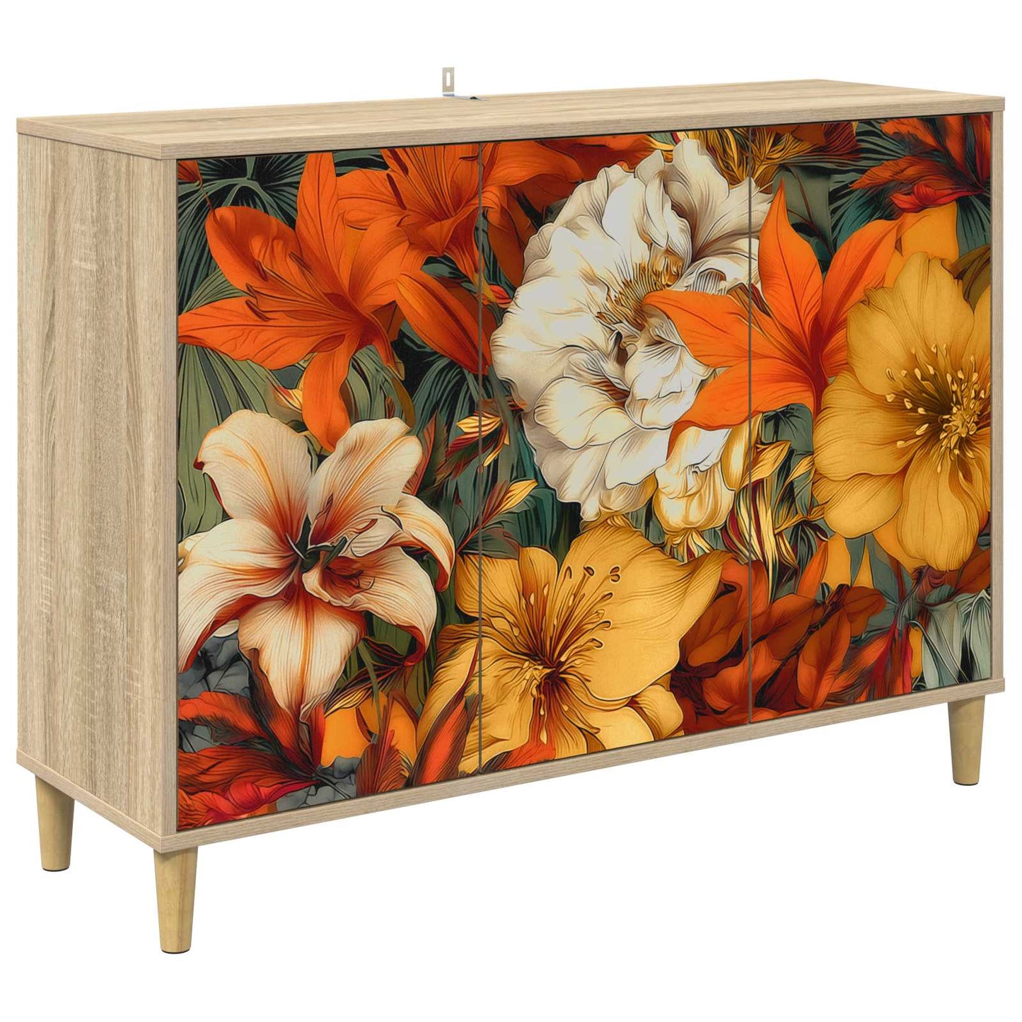 vidaXL Πλαϊνό γραφείο GENNEP Sonoma 102 x 33 x 75 εκ.