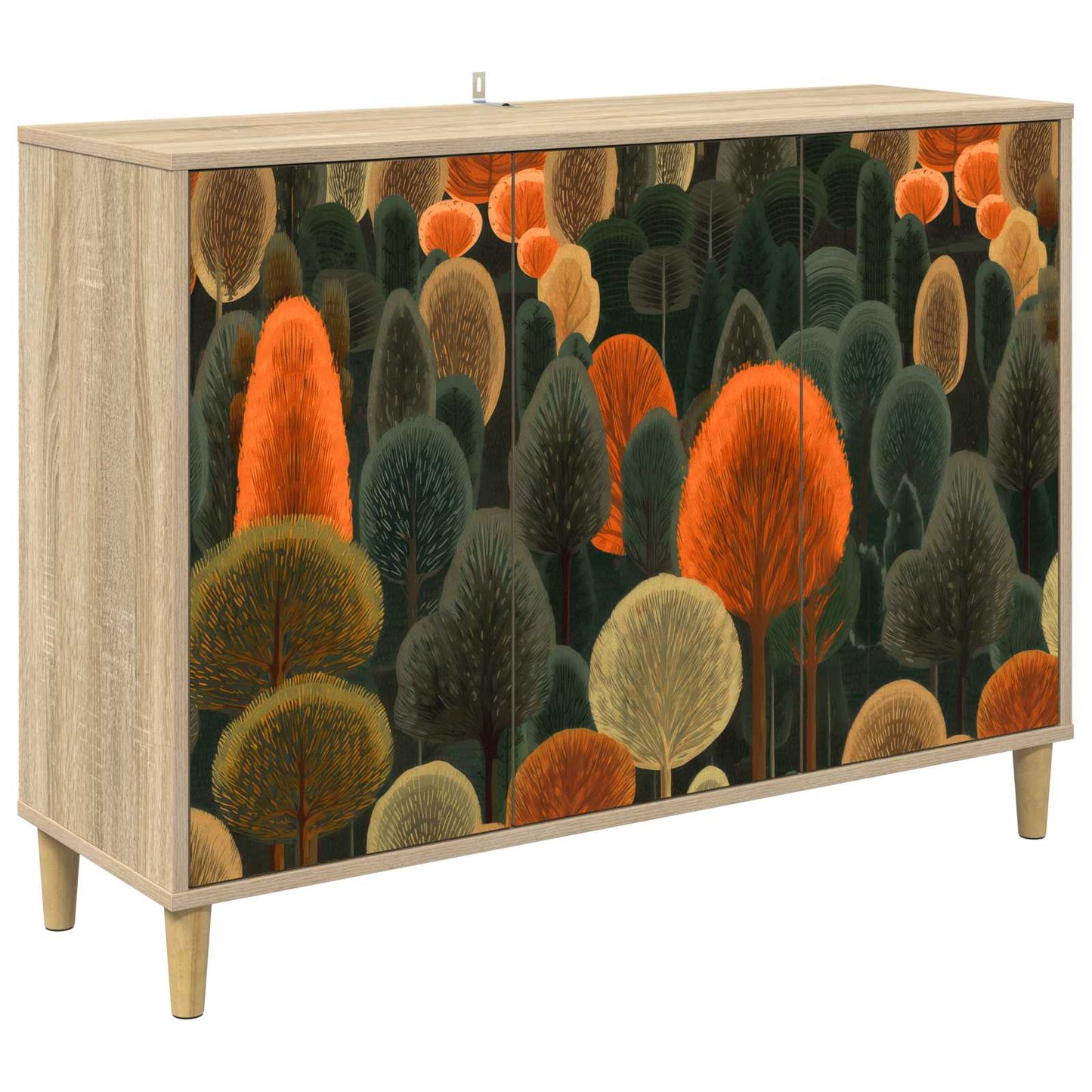 vidaXL Πλαϊνό γραφείο ZAANDAM Sonoma 102 x 33 x 75 εκ.
