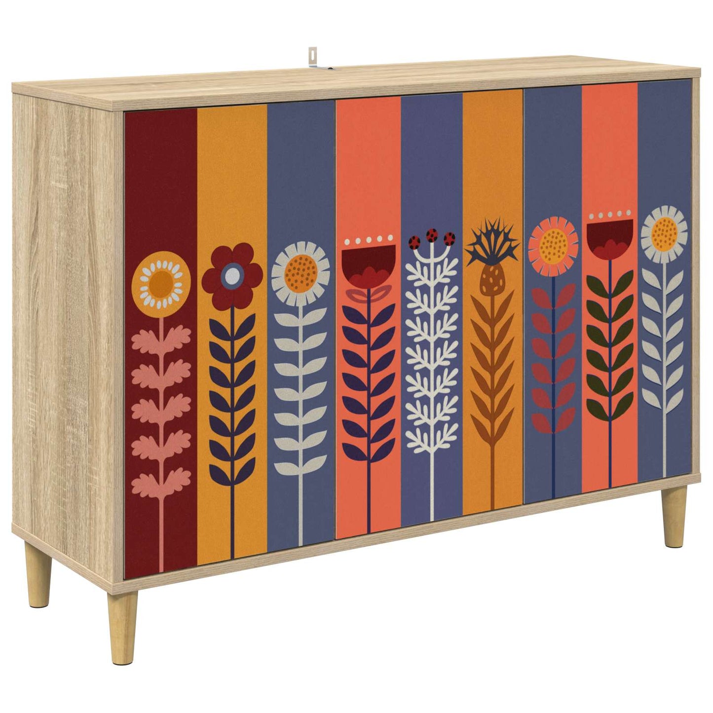 vidaXL Πλαϊνό γραφείο ESSEN Sonoma 102 x 33 x 75 εκ.