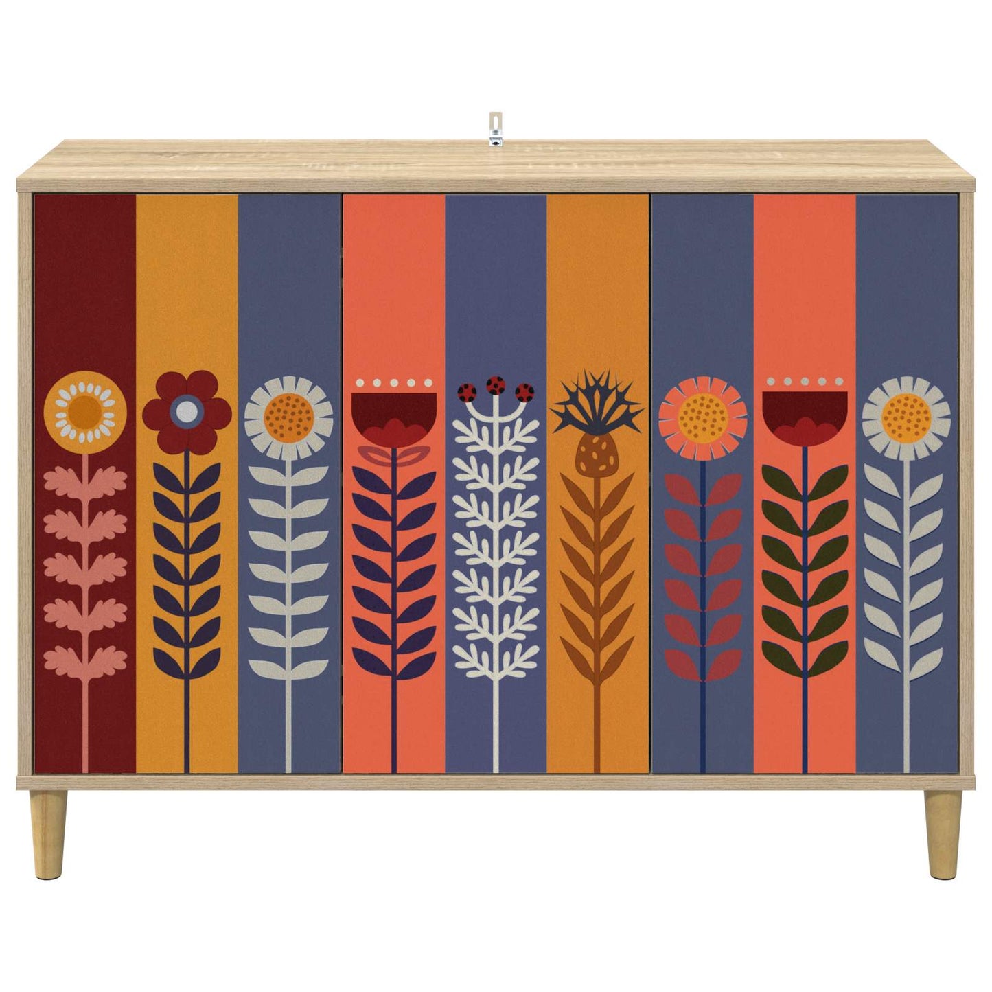 vidaXL Πλαϊνό γραφείο ESSEN Sonoma 102 x 33 x 75 εκ.