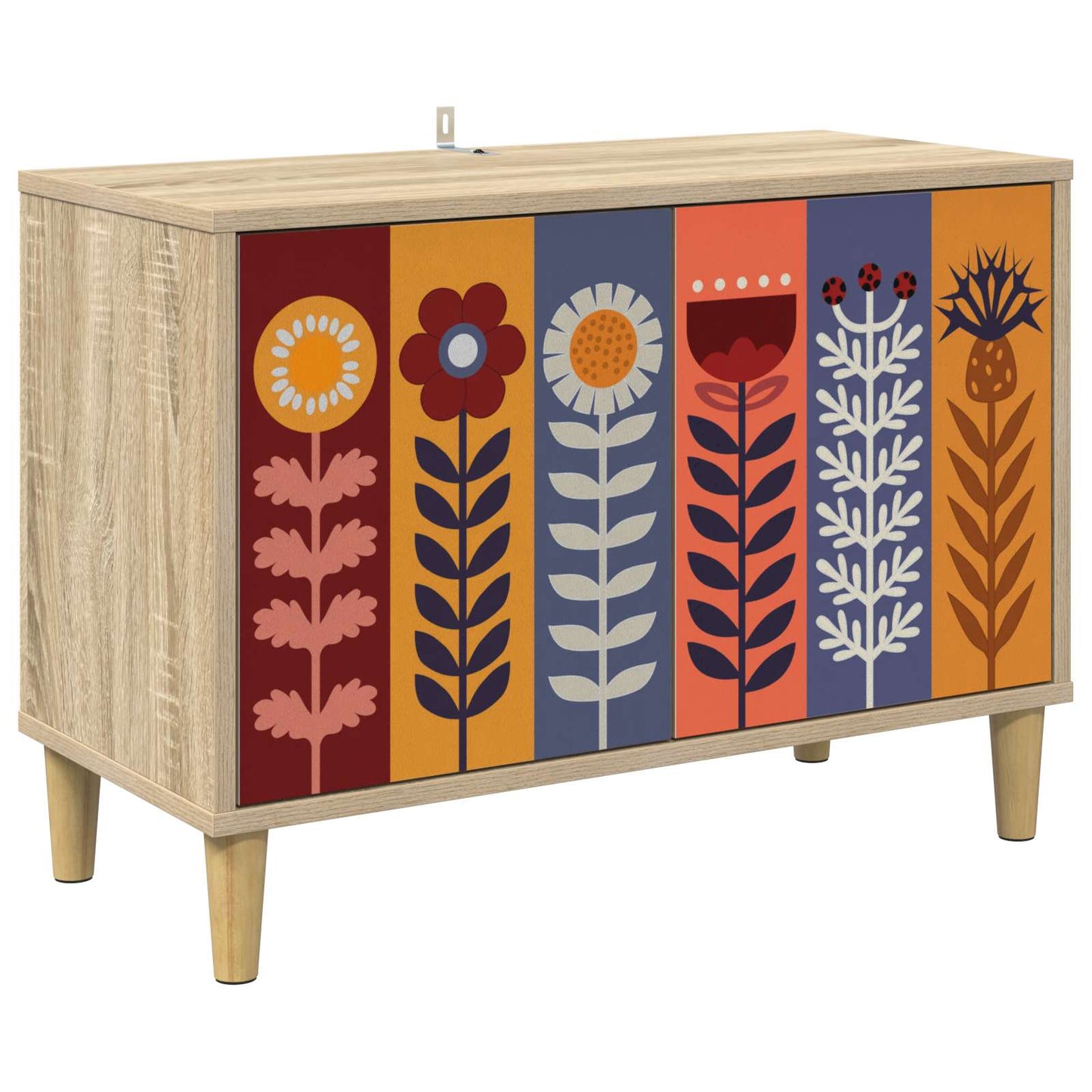 vidaXL Ντουλάπι TV ESSEN 69 x 33 x 50 εκ. Sonoma Επεξεργασμένο Ξύλο