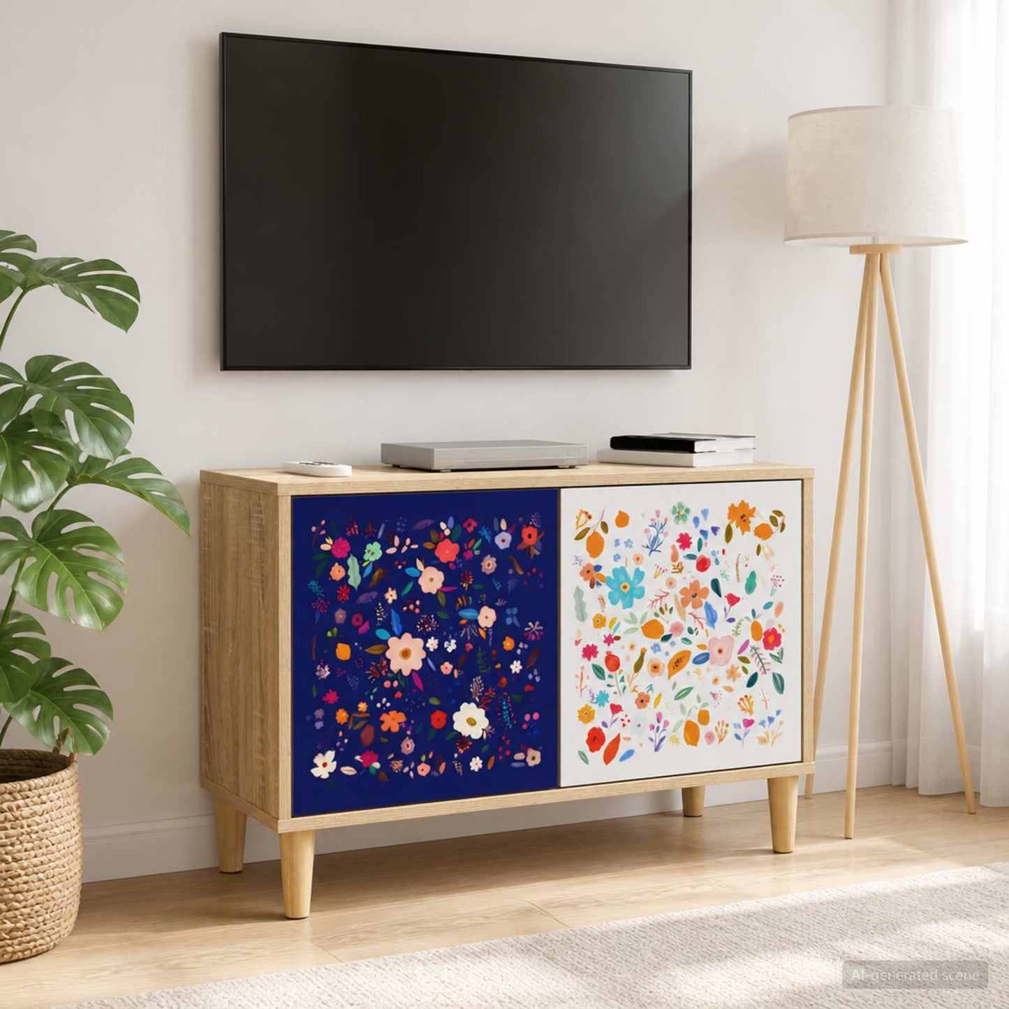 vidaXL Ντουλάπι TV MAINZ 69 x 33 x 50 εκ. Sonoma Επεξεργασμένο Ξύλο