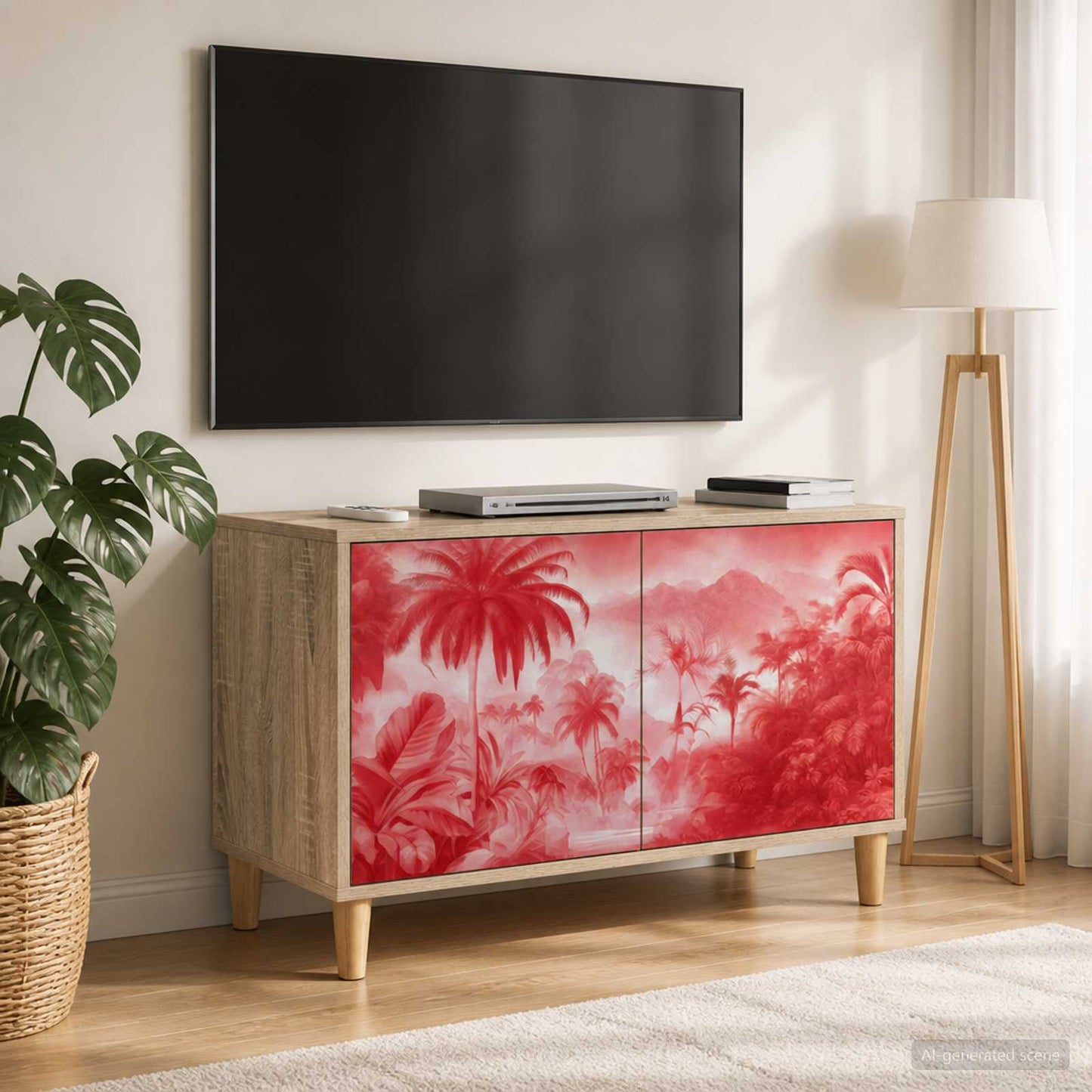 vidaXL Ντουλάπι TV AACHEN 69 x 33 x 50 εκ. Sonoma Επεξεργασμένο Ξύλο