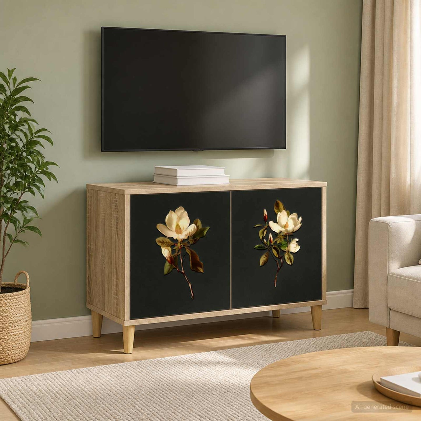 vidaXL Ντουλάπι TV BREMEN 69 x 33 x 50 εκ. Sonoma Επεξεργασμένο Ξύλο