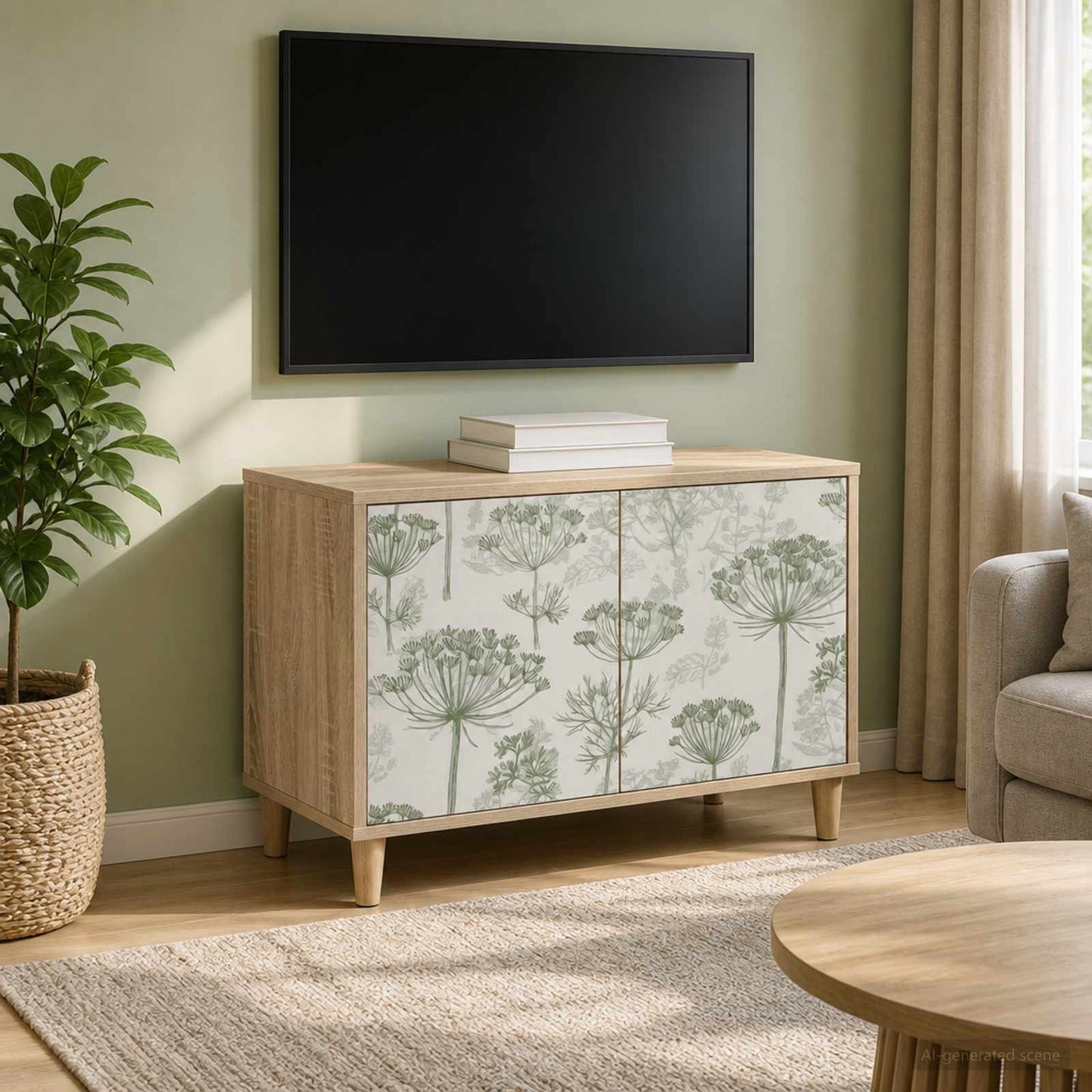 vidaXL Ντουλάπι TV GOTHA 69 x 33 x 50 εκ. Sonoma Επεξεργασμένο Ξύλο