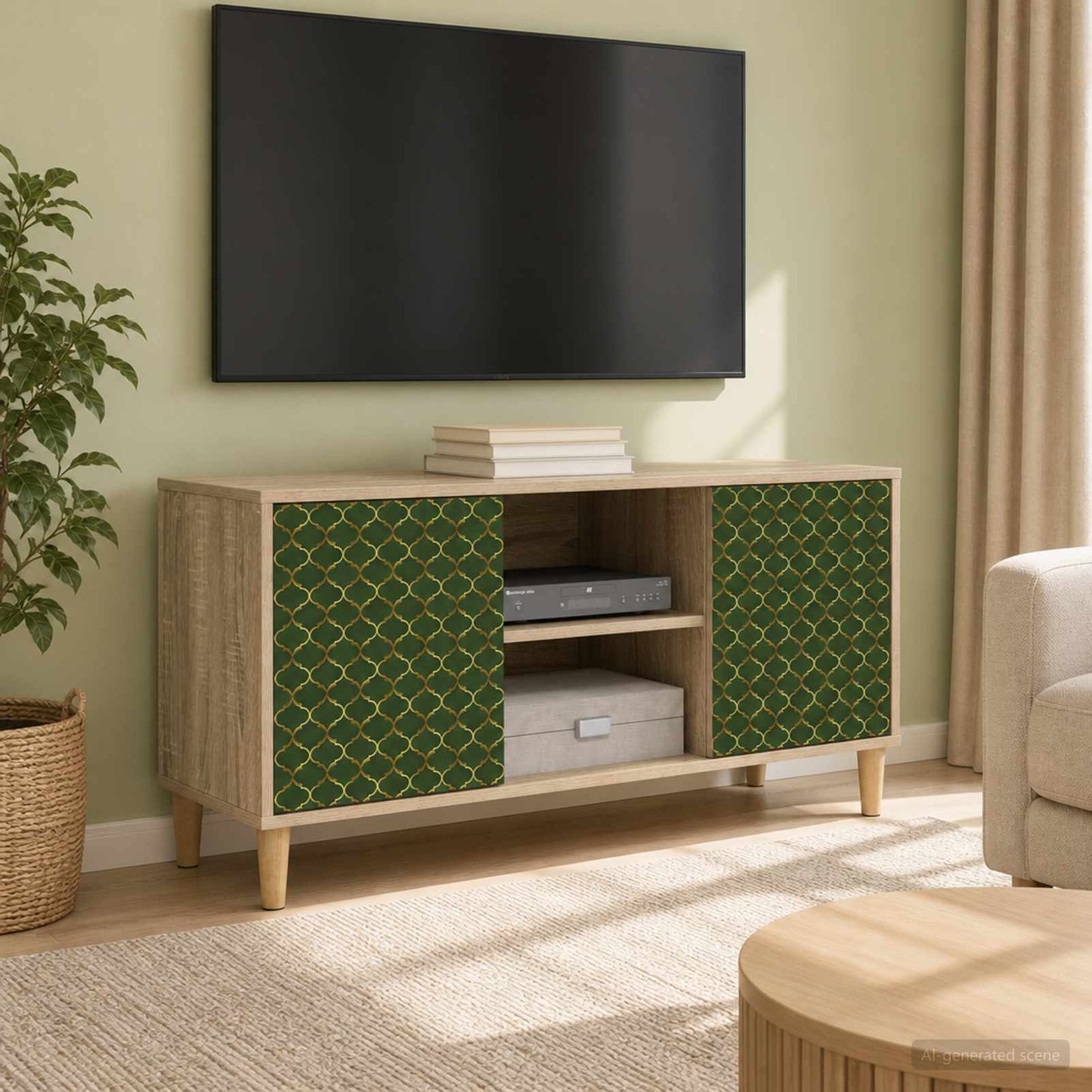 vidaXL Ντουλάπι TV GELEEN 102 x 33 x 50 εκ. Sonoma Επεξεργασμένο Ξύλο