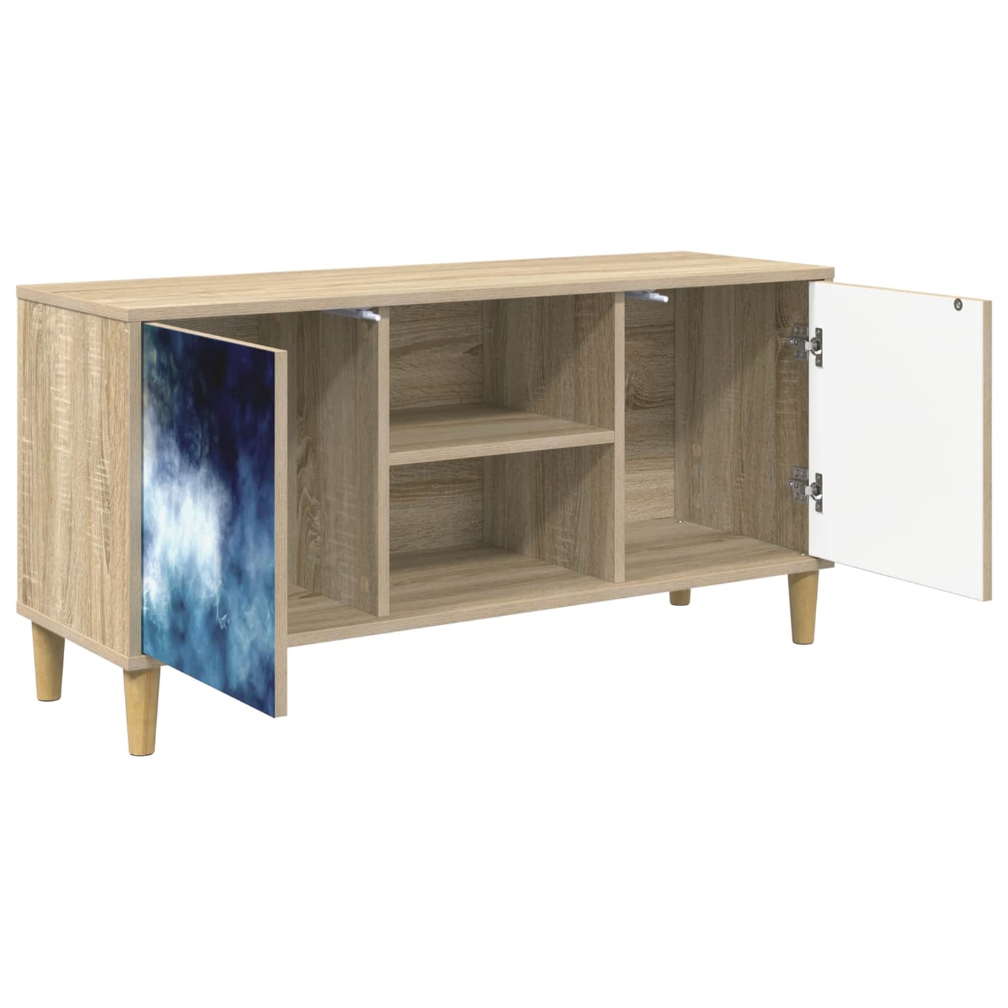 vidaXL Ντουλάπι TV RAALTE 102 x 33 x 50 εκ. Sonoma Επεξεργασμένο Ξύλο