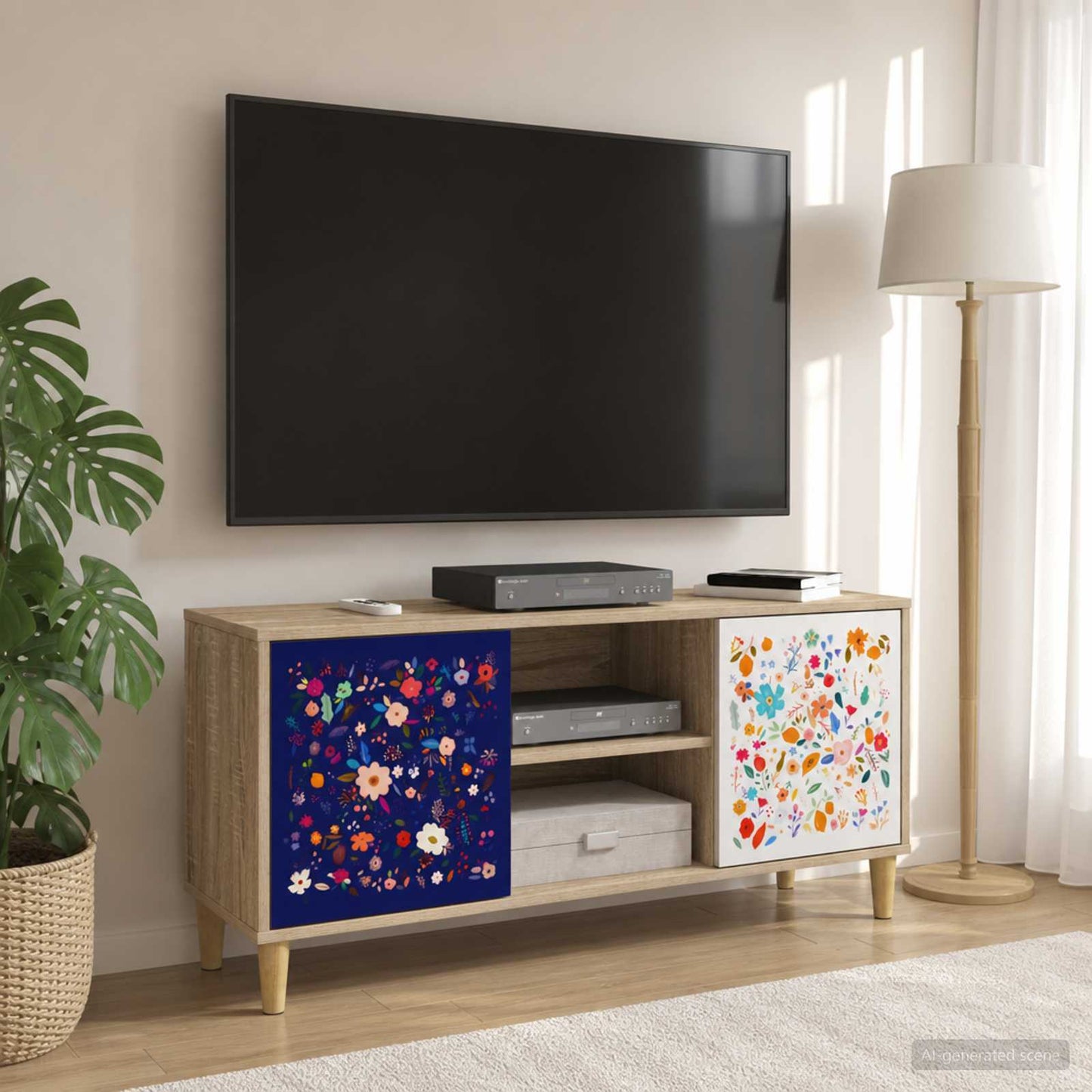vidaXL Ντουλάπι TV MAINZ 102 x 33 x 50 εκ. Sonoma Επεξεργασμένο Ξύλο