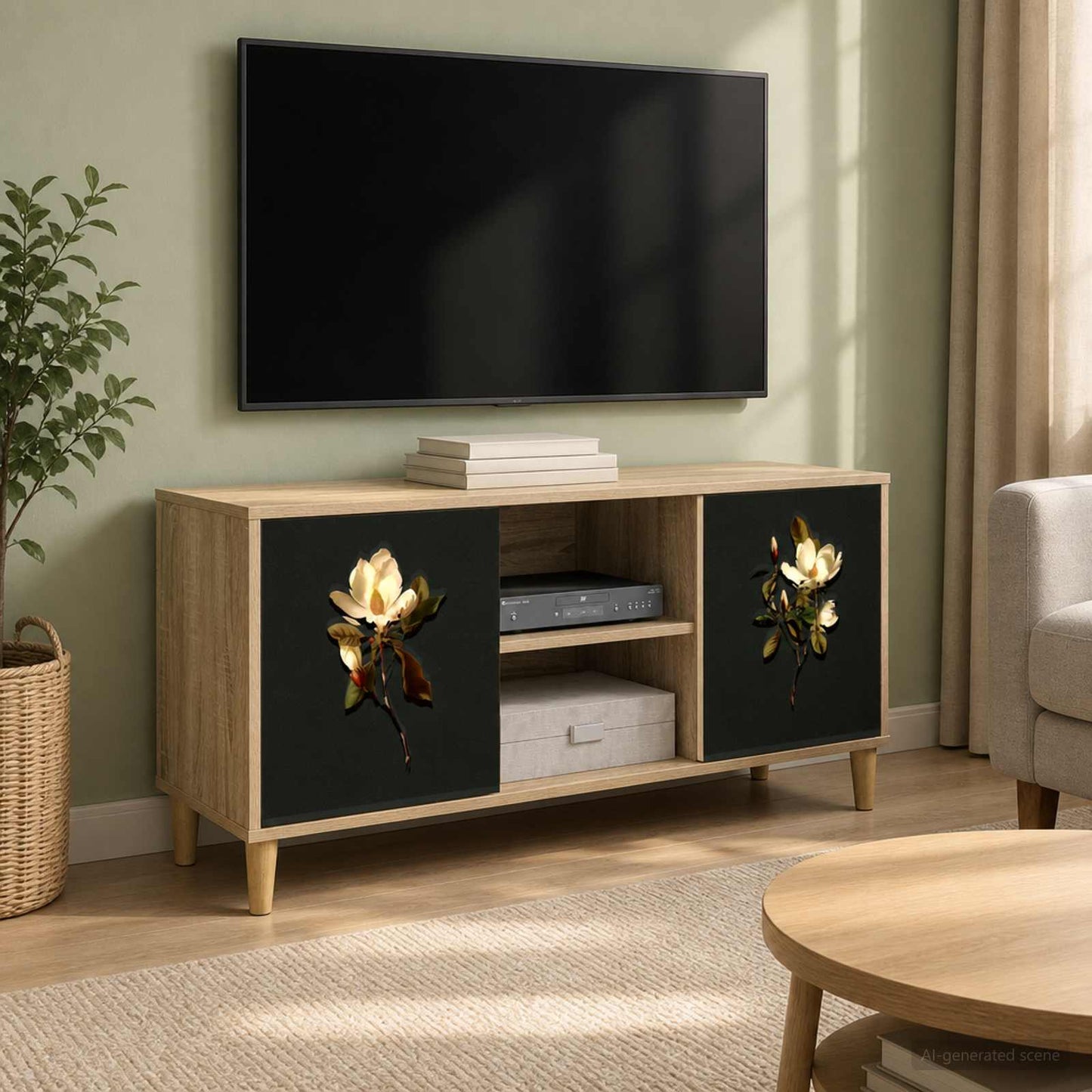 vidaXL Ντουλάπι TV BREMEN 102 x 33 x 50 εκ. Sonoma Επεξεργασμένο Ξύλο