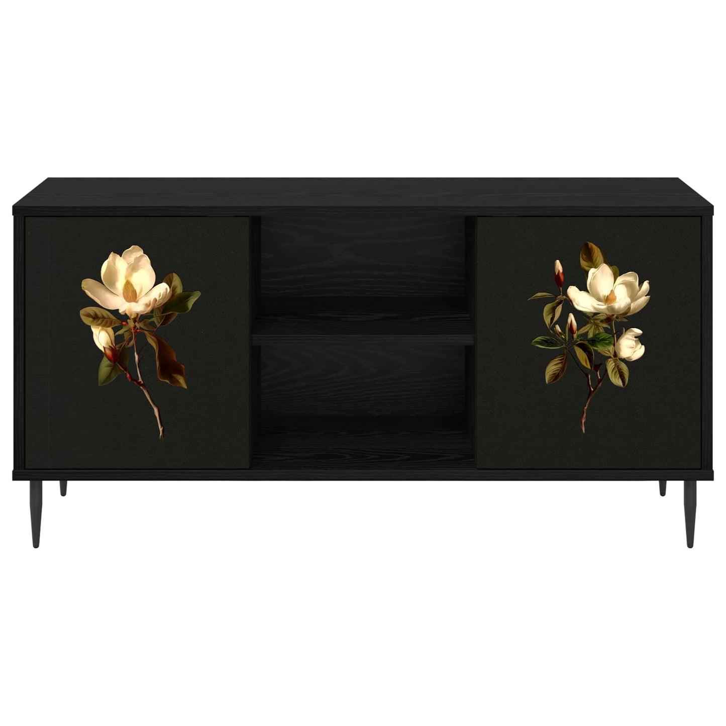 vidaXL Ντουλάπι TV BREMEN 102 x 33 x 51 εκ Μαύρη Δρυς