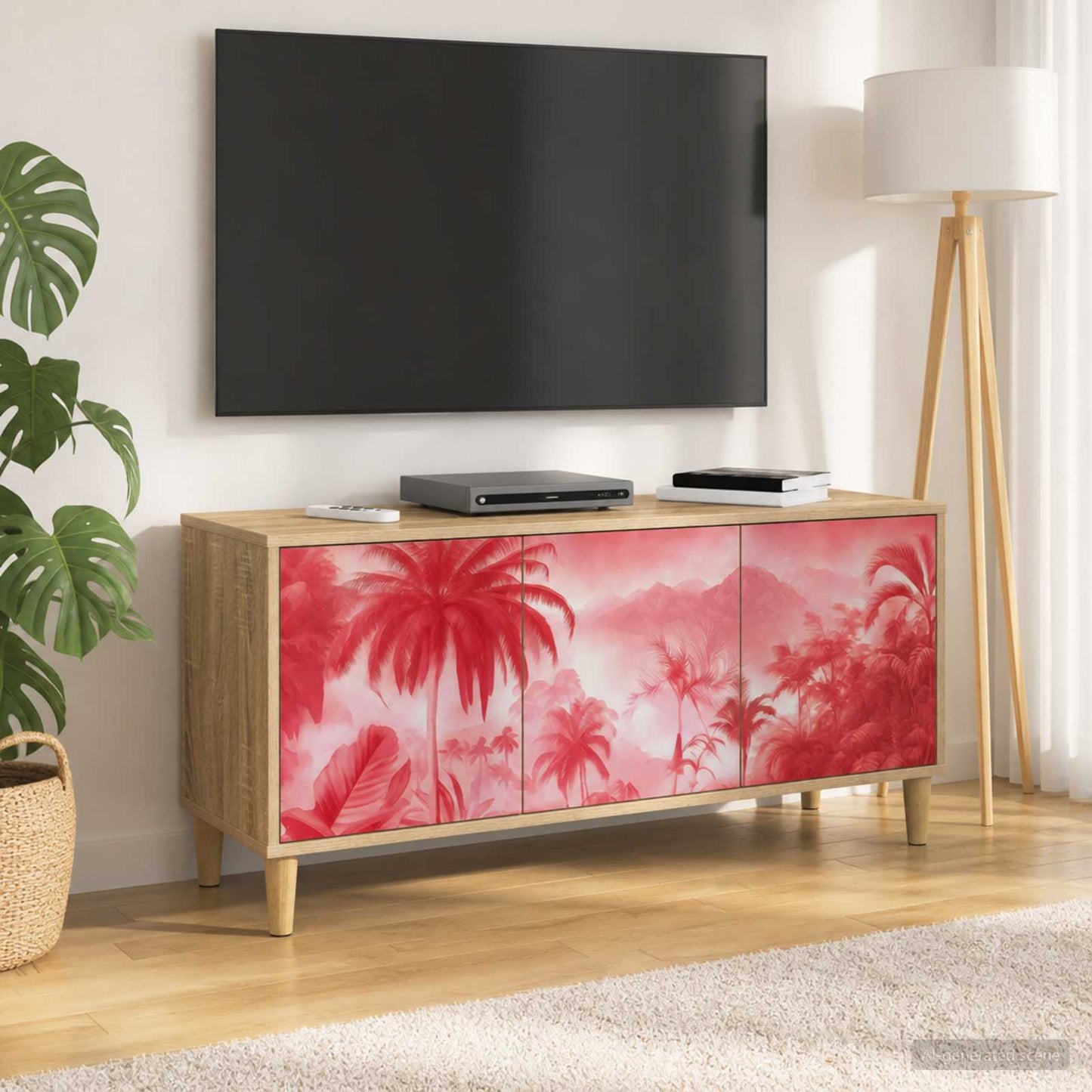 vidaXL Ντουλάπι TV AACHEN 102 x 33 x 50 εκ. Sonoma Επεξεργασμένο Ξύλο