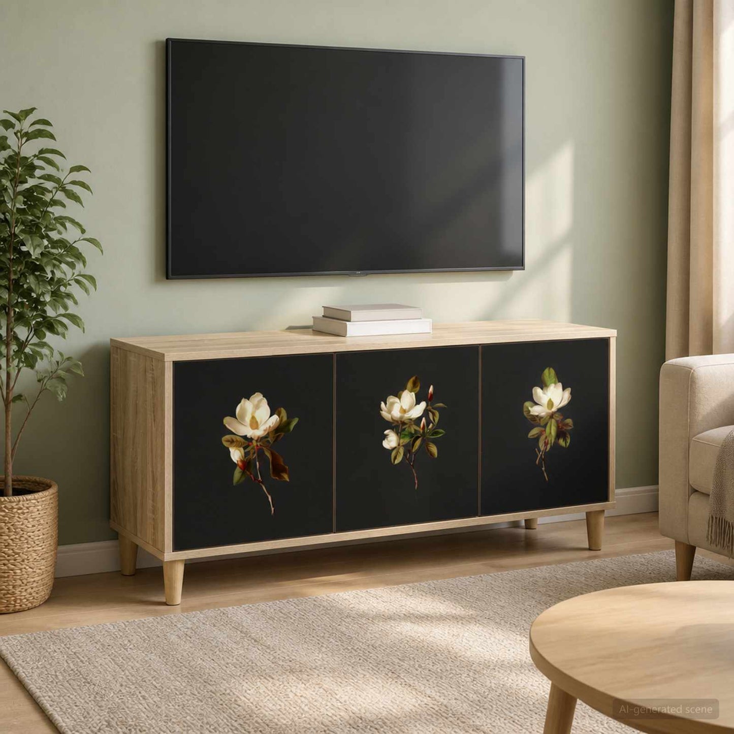 vidaXL Ντουλάπι TV BREMEN 102 x 33 x 50 εκ. Sonoma Επεξεργασμένο Ξύλο