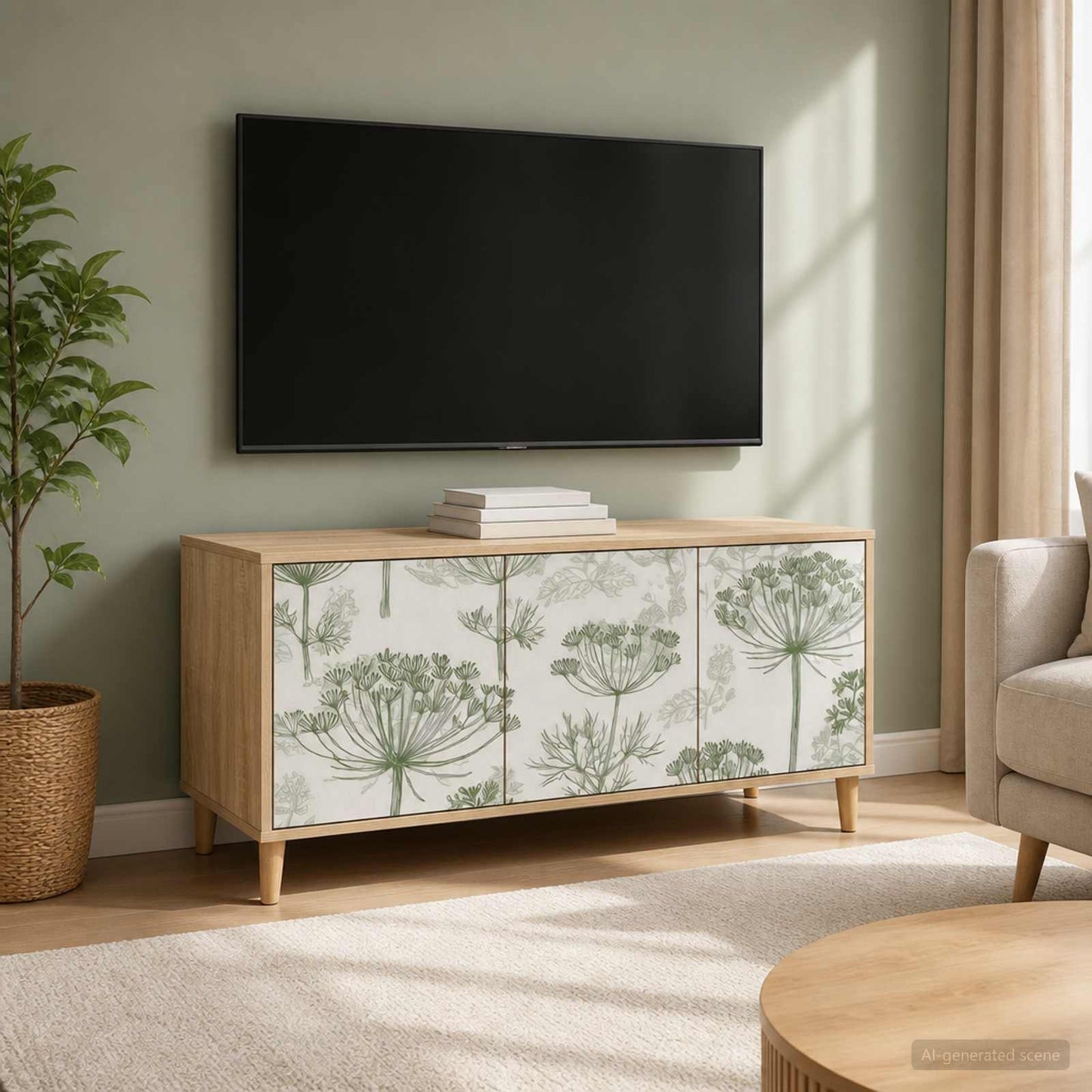 vidaXL Ντουλάπι TV GOTHA 102 x 33 x 50 εκ. Sonoma Επεξεργασμένο Ξύλο