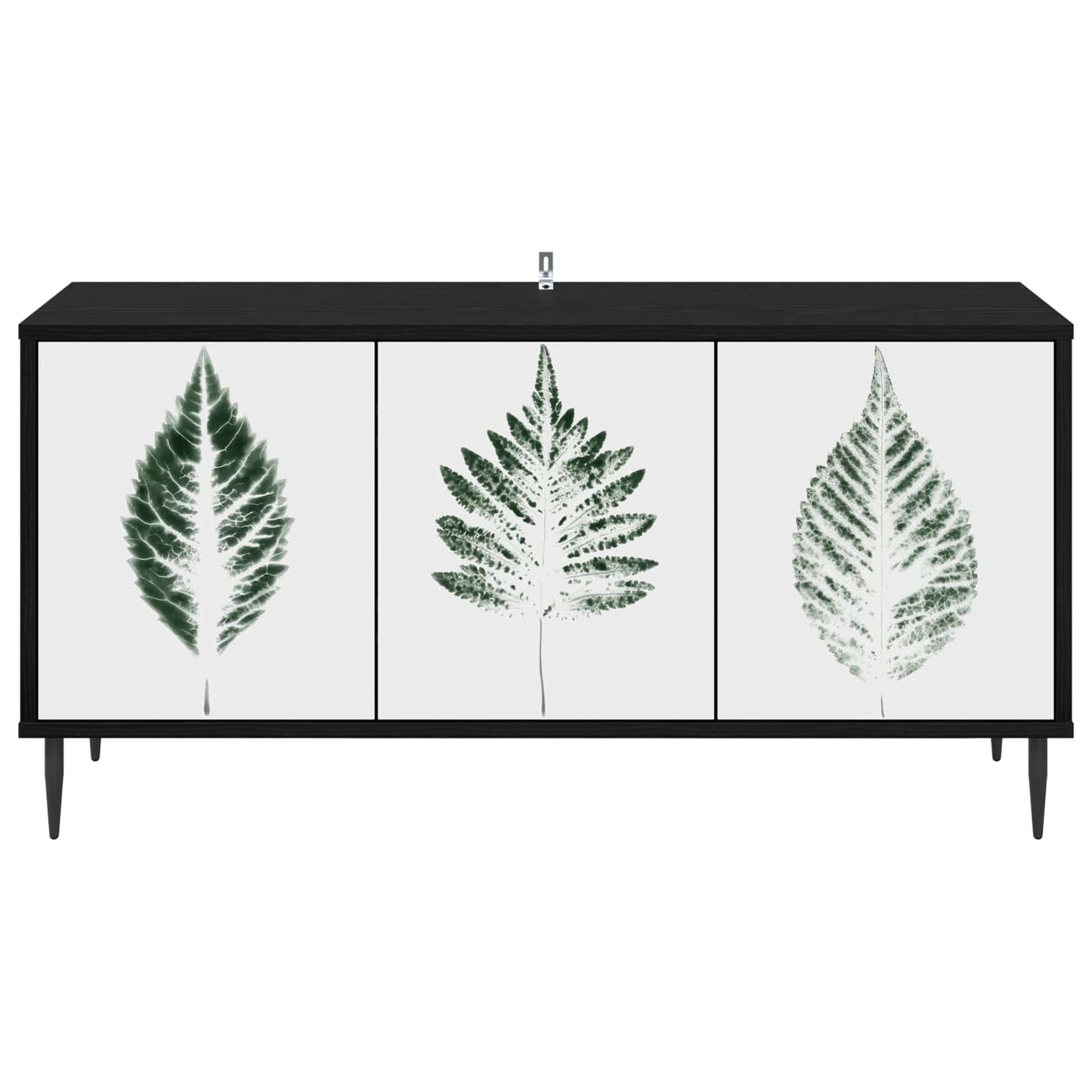 vidaXL Ντουλάπι TV HANAU 102 x 33 x 51 εκ Μαύρη Δρυς