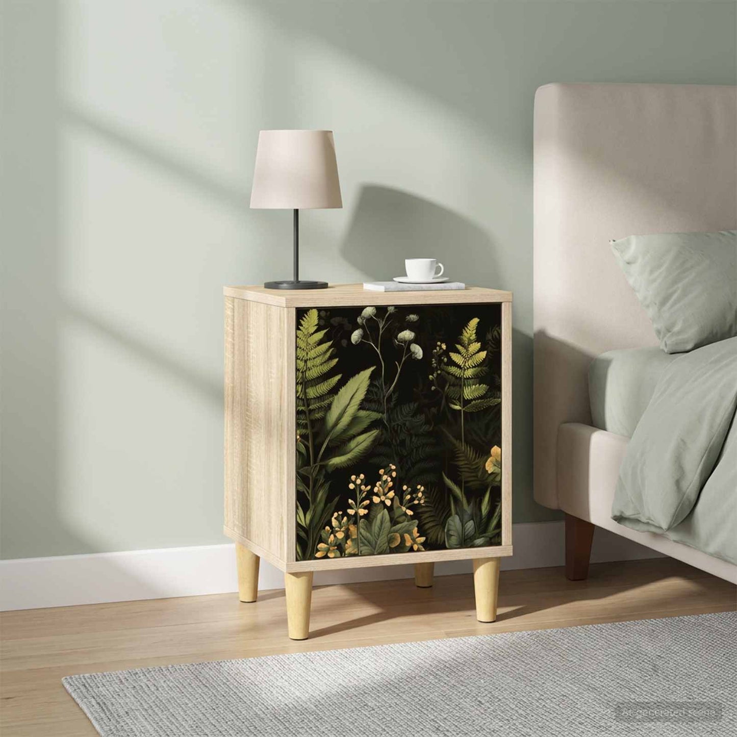 vidaXL Κομοδίνο RHENEN 2 τμχ. Sonoma Δρυς 36 x 33 x 50 εκ.