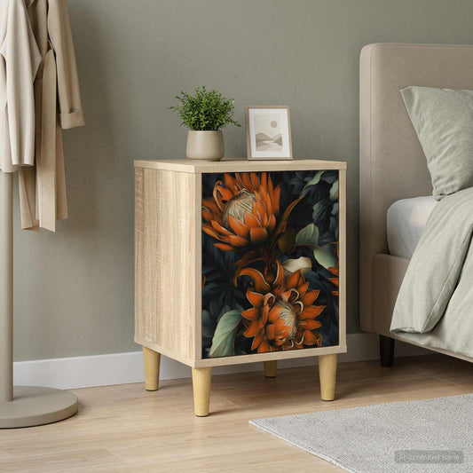 vidaXL Κομοδίνο LOCHEM Sonoma Δρυς 36 x 33 x 50 εκ. Επεξεργασμένο Ξύλο