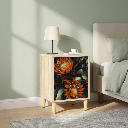 vidaXL Κομοδίνο LOCHEM 2 τμχ. Sonoma Δρυς 36 x 33 x 50 εκ.