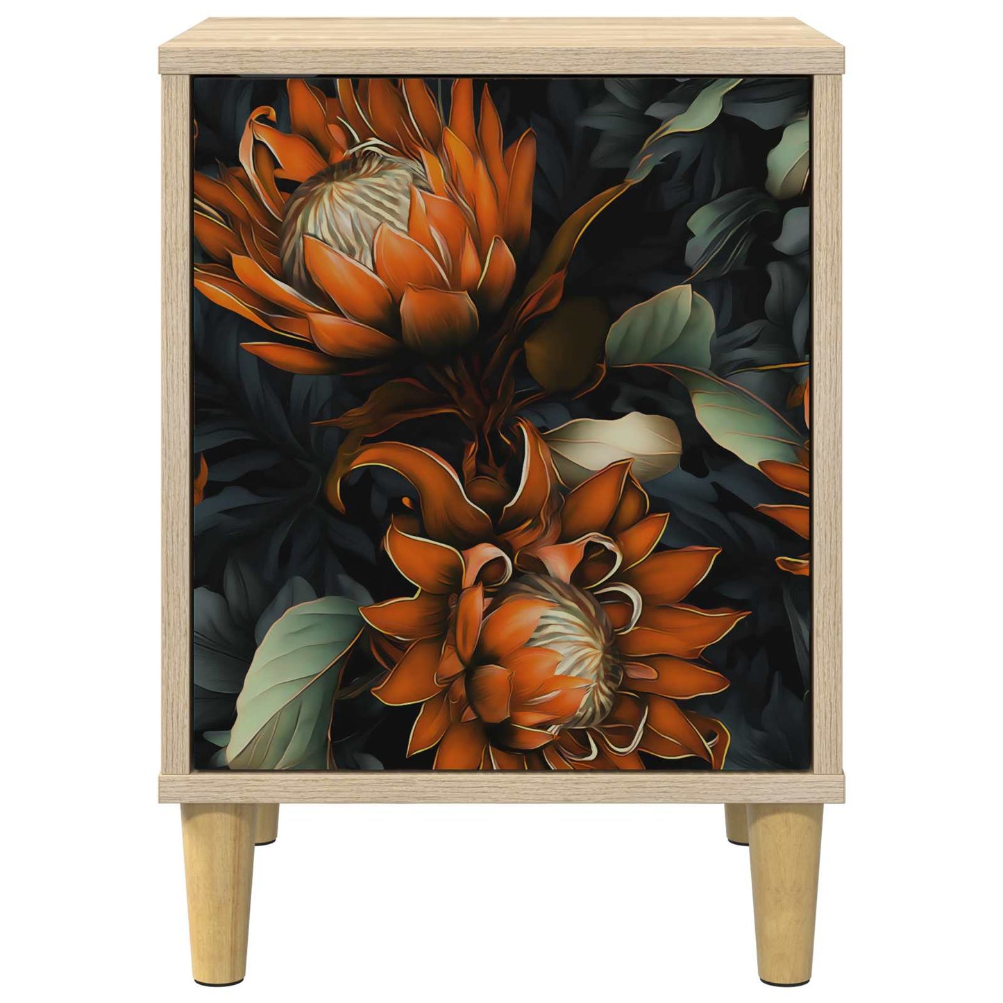 vidaXL Κομοδίνο LOCHEM 2 τμχ. Sonoma Δρυς 36 x 33 x 50 εκ.