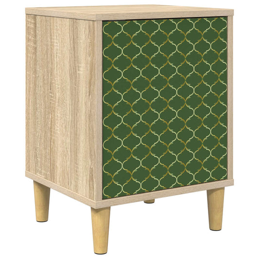 vidaXL Κομοδίνο GELEEN Sonoma Δρυς 36 x 33 x 50 εκ. Επεξεργασμένο Ξύλο