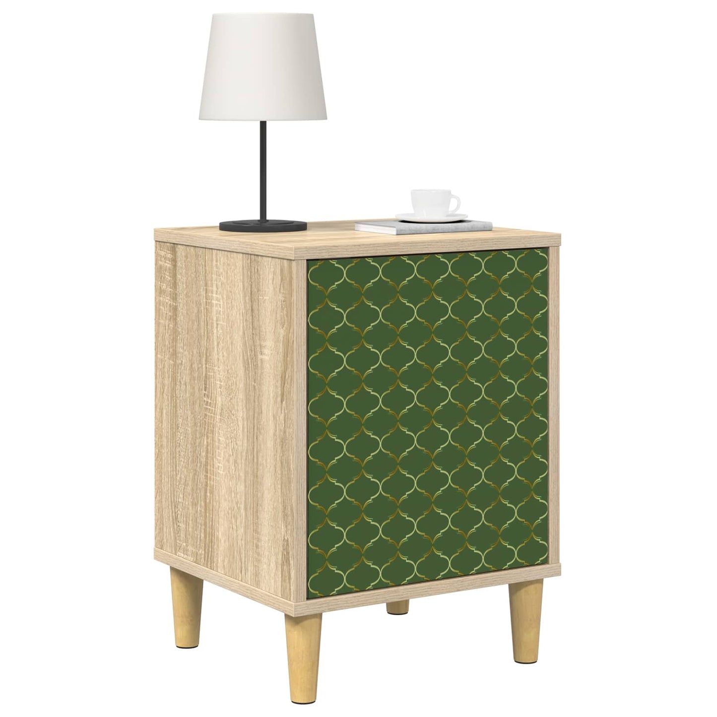 vidaXL Κομοδίνο GELEEN 2 τμχ. Sonoma Δρυς 36 x 33 x 50 εκ.