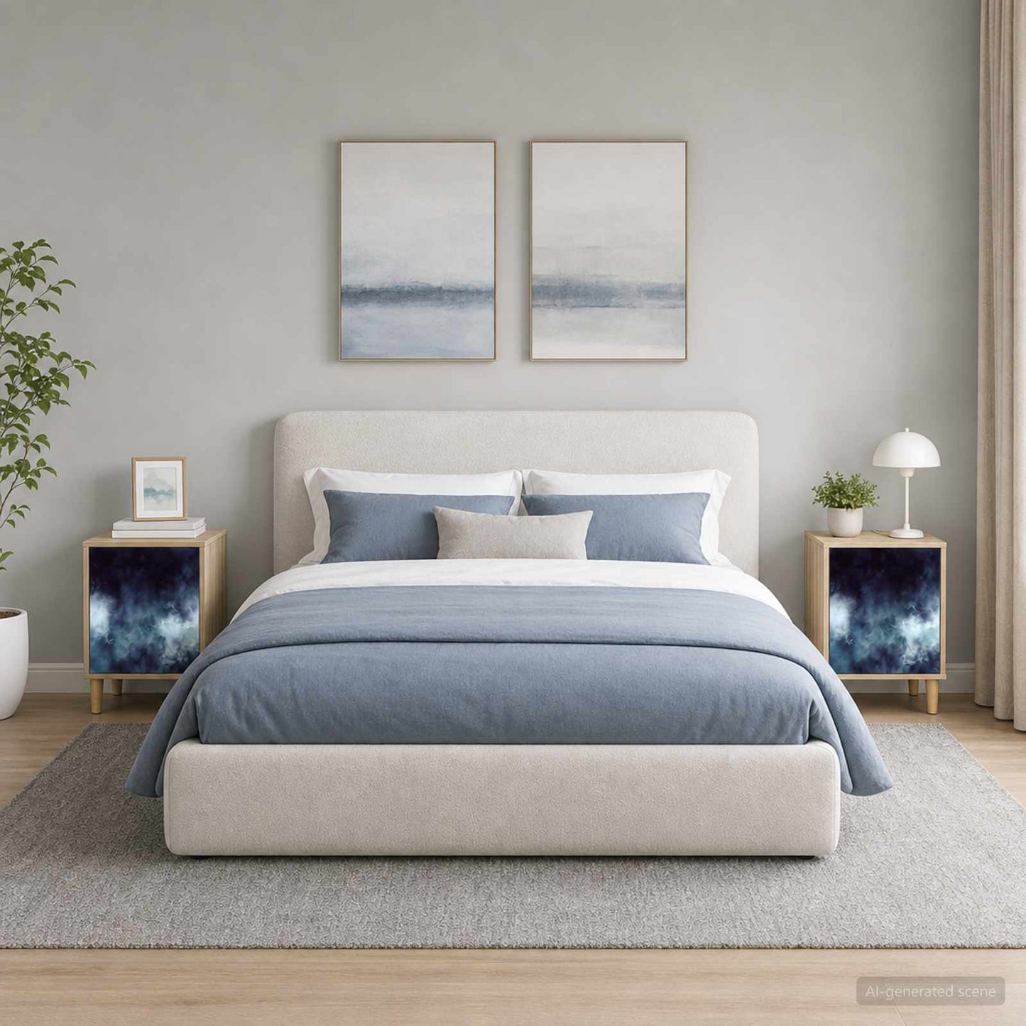 vidaXL Κομοδίνο RAALTE 2 τμχ. Sonoma Δρυς 36 x 33 x 50 εκ.