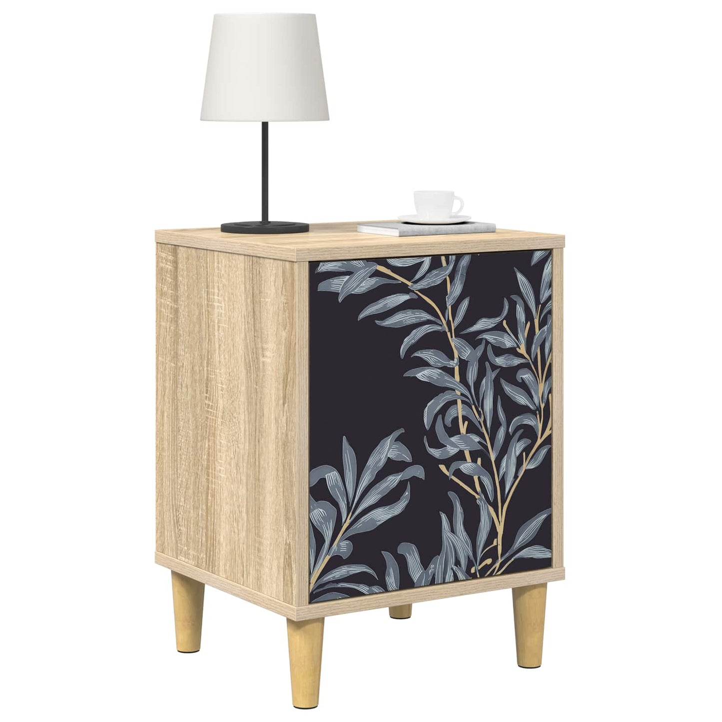 vidaXL Κομοδίνο DOKKUM Sonoma Δρυς 36 x 33 x 50 εκ. Επεξεργασμένο Ξύλο