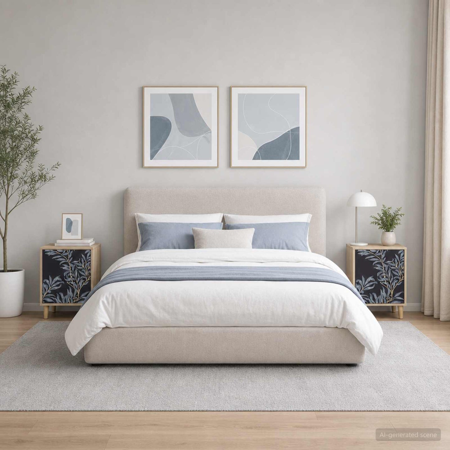 vidaXL Κομοδίνο DOKKUM 2 τμχ. Sonoma Δρυς 36 x 33 x 50 εκ.