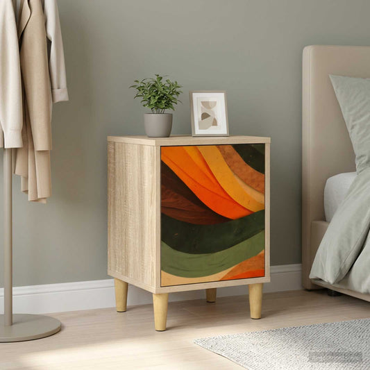 vidaXL Κομοδίνο BONN Sonoma Δρυς 36 x 33 x 50 εκ. Επεξεργασμένο Ξύλο