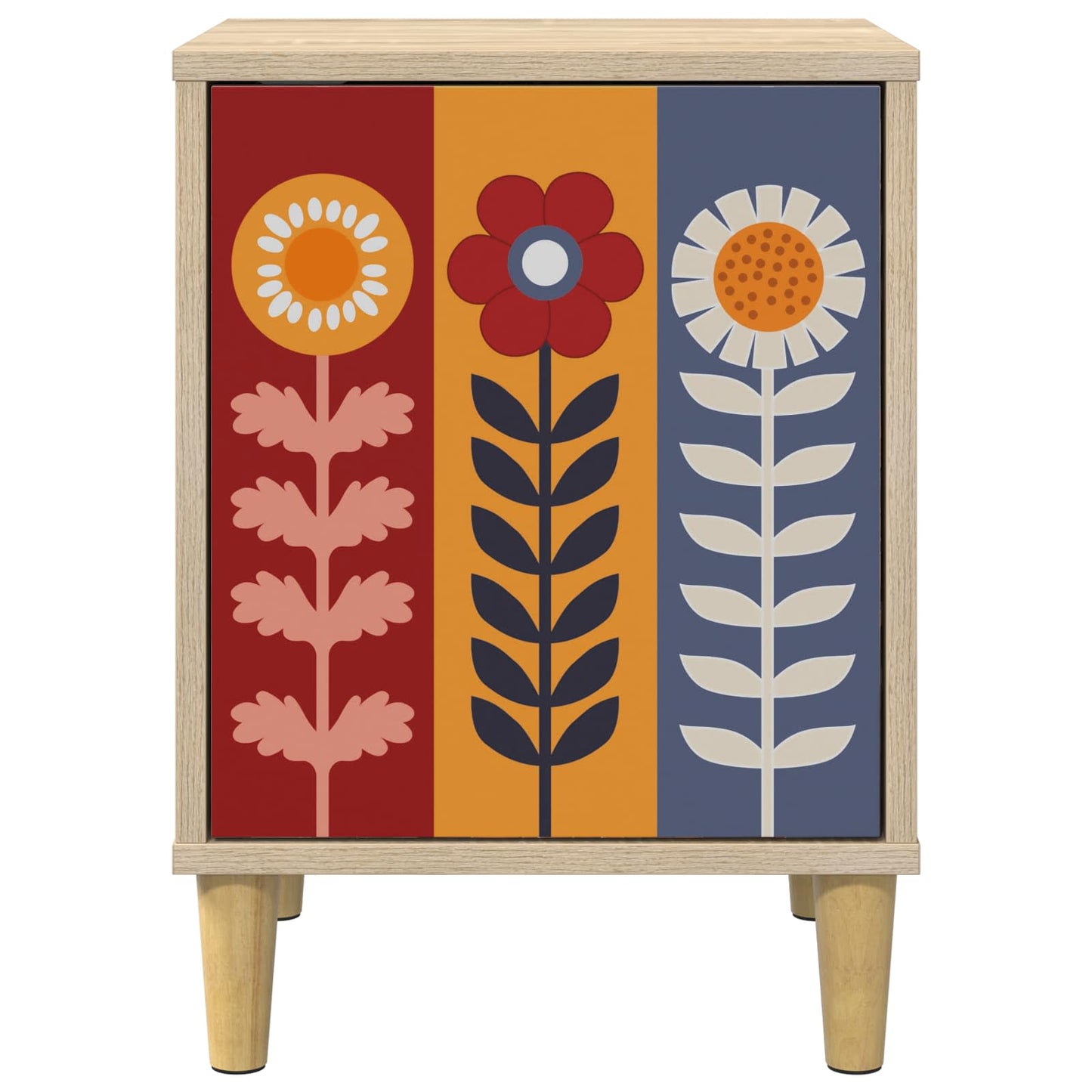 vidaXL Κομοδίνο ESSEN 2 τμχ. Sonoma Δρυς 36 x 33 x 50 εκ.