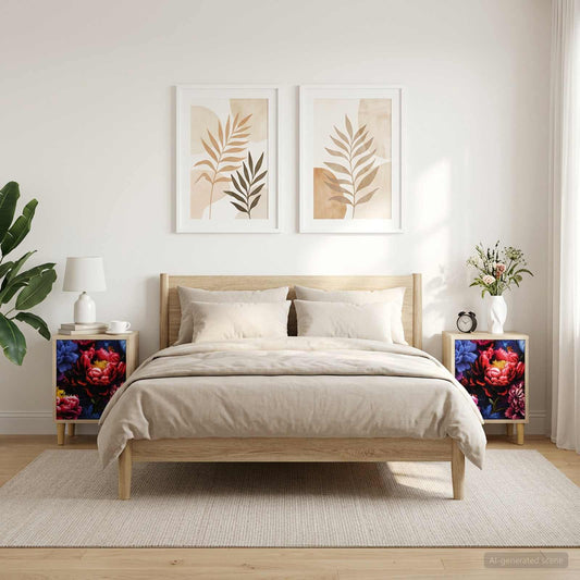 vidaXL Κομοδίνο KIEL 2 τμχ. Sonoma Δρυς 36 x 33 x 50 εκ.