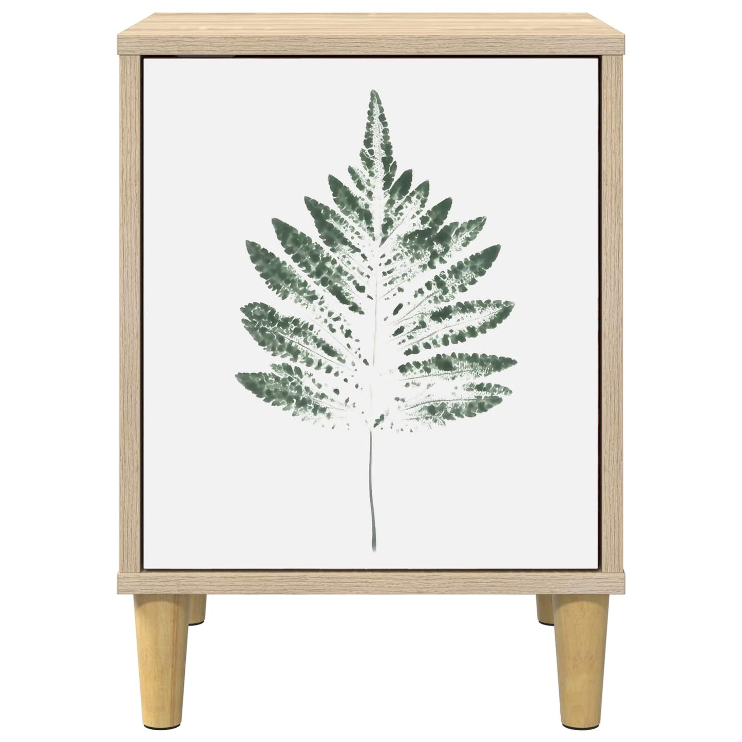 vidaXL Κομοδίνο HANAU Sonoma Δρυς 36 x 33 x 50 εκ. Επεξεργασμένο Ξύλο