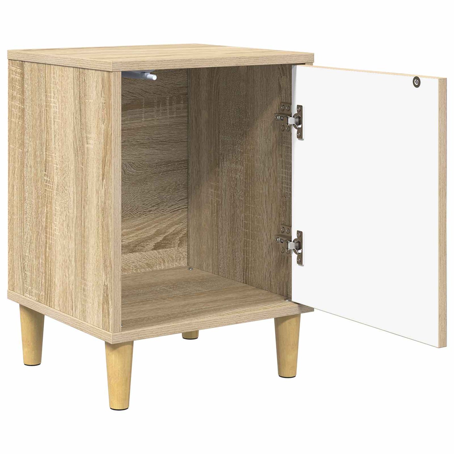 vidaXL Κομοδίνο AACHEN Sonoma Δρυς 36 x 33 x 50 εκ. Επεξεργασμένο Ξύλο